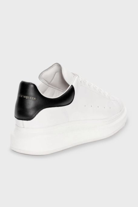 Mcqueen % 100 Deri Sneaker Erkek Ayakkabı 553680WHGP5 9061 BEYAZ-SİYAH - 3