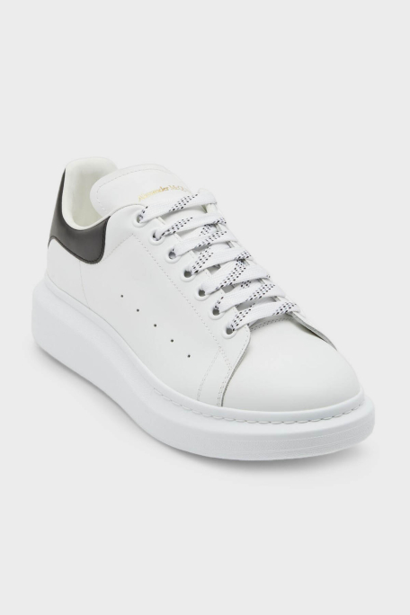 Mcqueen % 100 Deri Sneaker Erkek Ayakkabı 553680WHGP5 9061 BEYAZ-SİYAH - 5