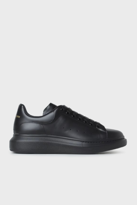 Alexander Mcqueen Deri Sneaker Erkek Ayakkabı 553761 WHGP0 1000