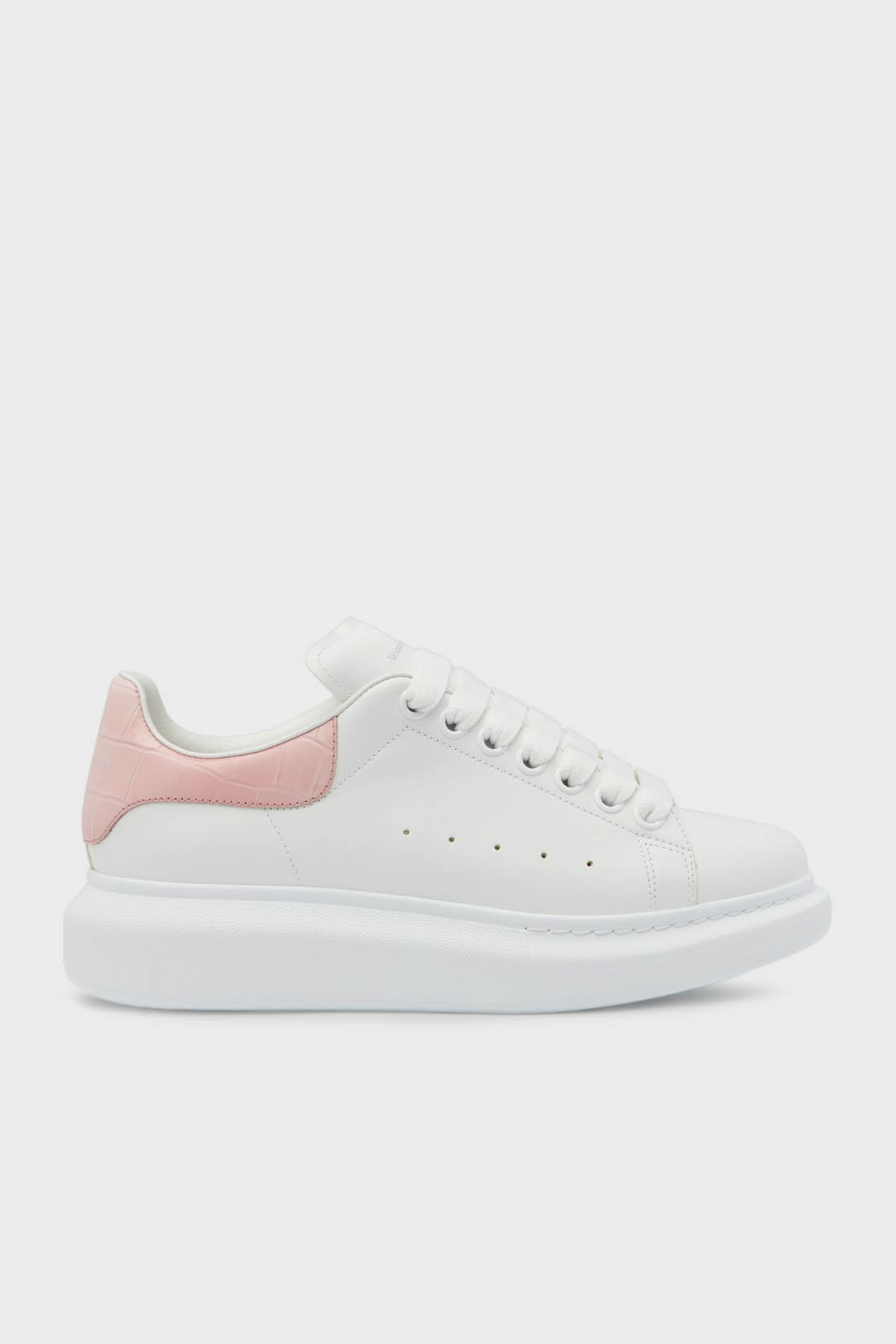 Mcqueen Hakiki Deri Sneaker Kadın Ayakkabı 718233WIEE6 8742 BEYAZ