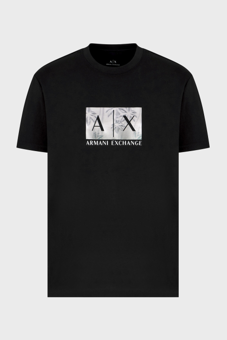 ARMANI EXCHANGE Tシャツ ブラック M armani-exchage-baskili-100-