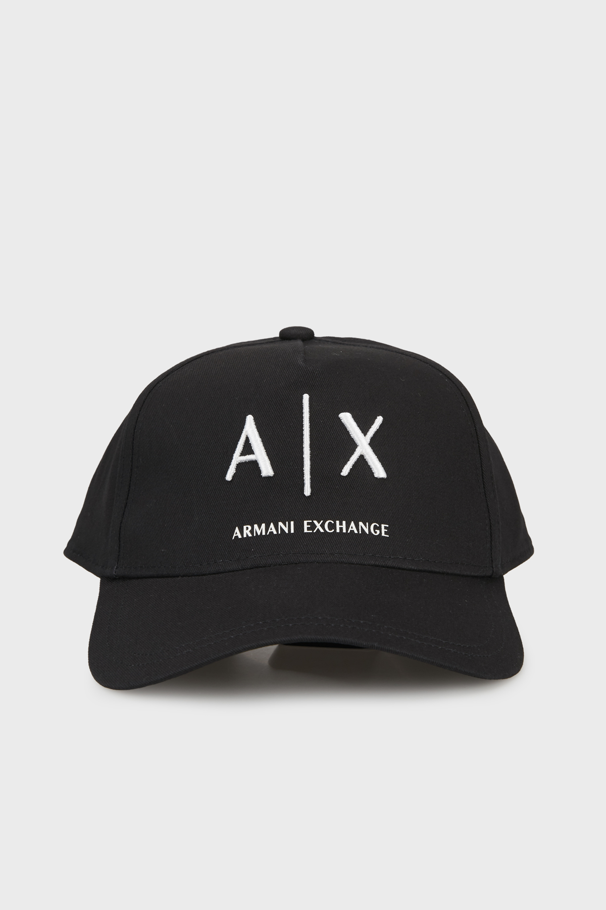 Armani Exchange % 100 pamuk Logolu Erkek Şapka XM002696 AF15502 MC024 Siyah Beyaz