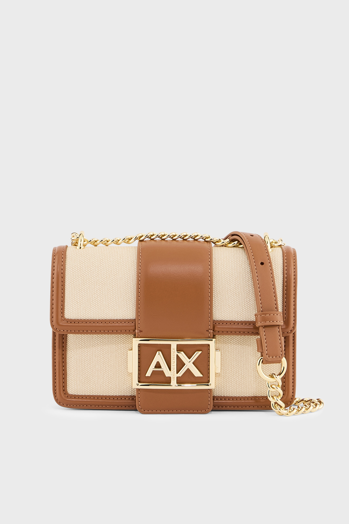 Armani Exchange Ayarlanabilir Zincir Askılı Kadın Çanta XW000071 AF22570 M6261 Bej