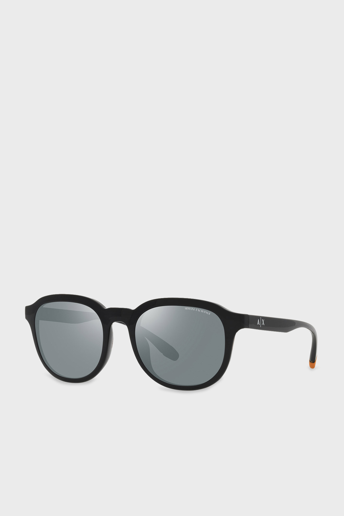 Armani Exchange Aynalı Güneş Erkek Gözlük 0AX4129SU 81586G 54 Parlak Siyah-Gri