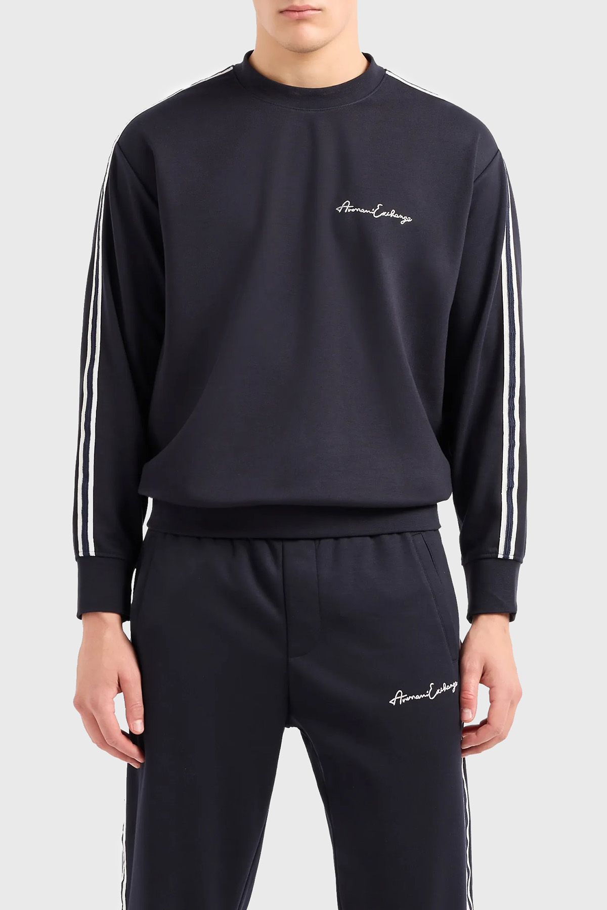 Armani Exchange Bisiklet Yaka Regular Fit Erkek Sweat 8NZMSG Z9N1Z 1510 LACİVERT