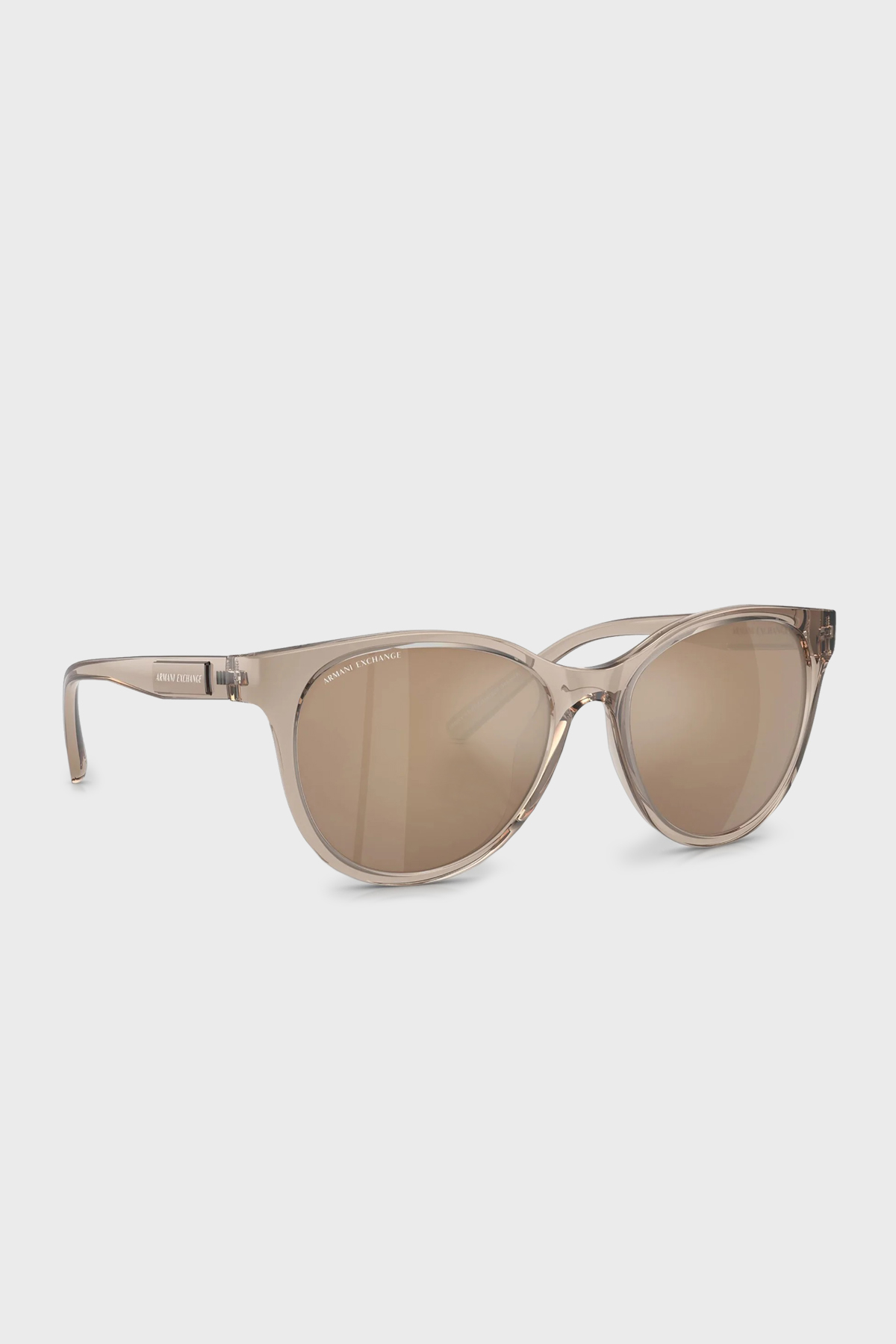 Armani Exchange Cat Aynalı Güneş Kadın Gözlük 0AX4144SU 83447P 54 Işıltılı Saydam Kahve-Kahveren
