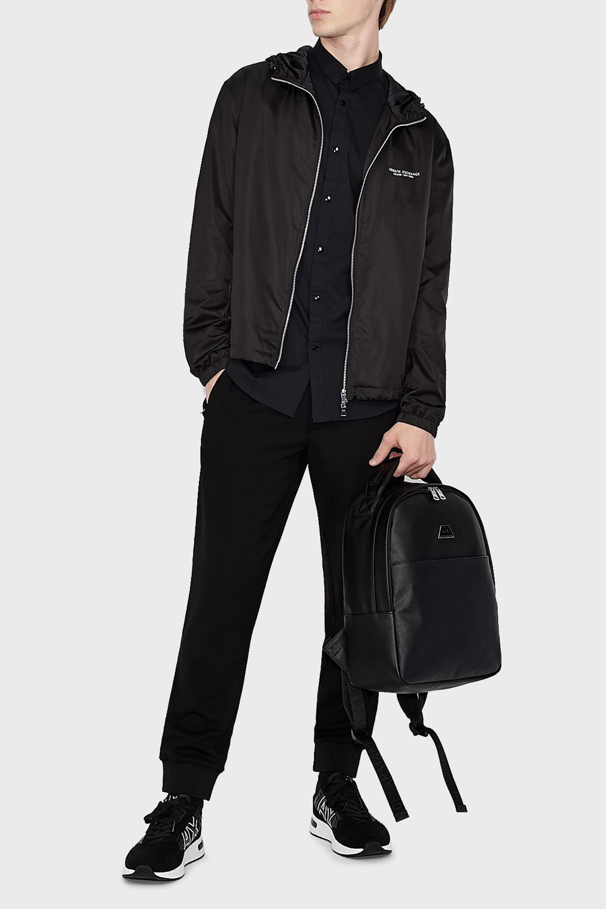Armani Exchange Cepli Spor Erkek Pantolon 8NZP90 ZJ6JZ 1200 SİYAH