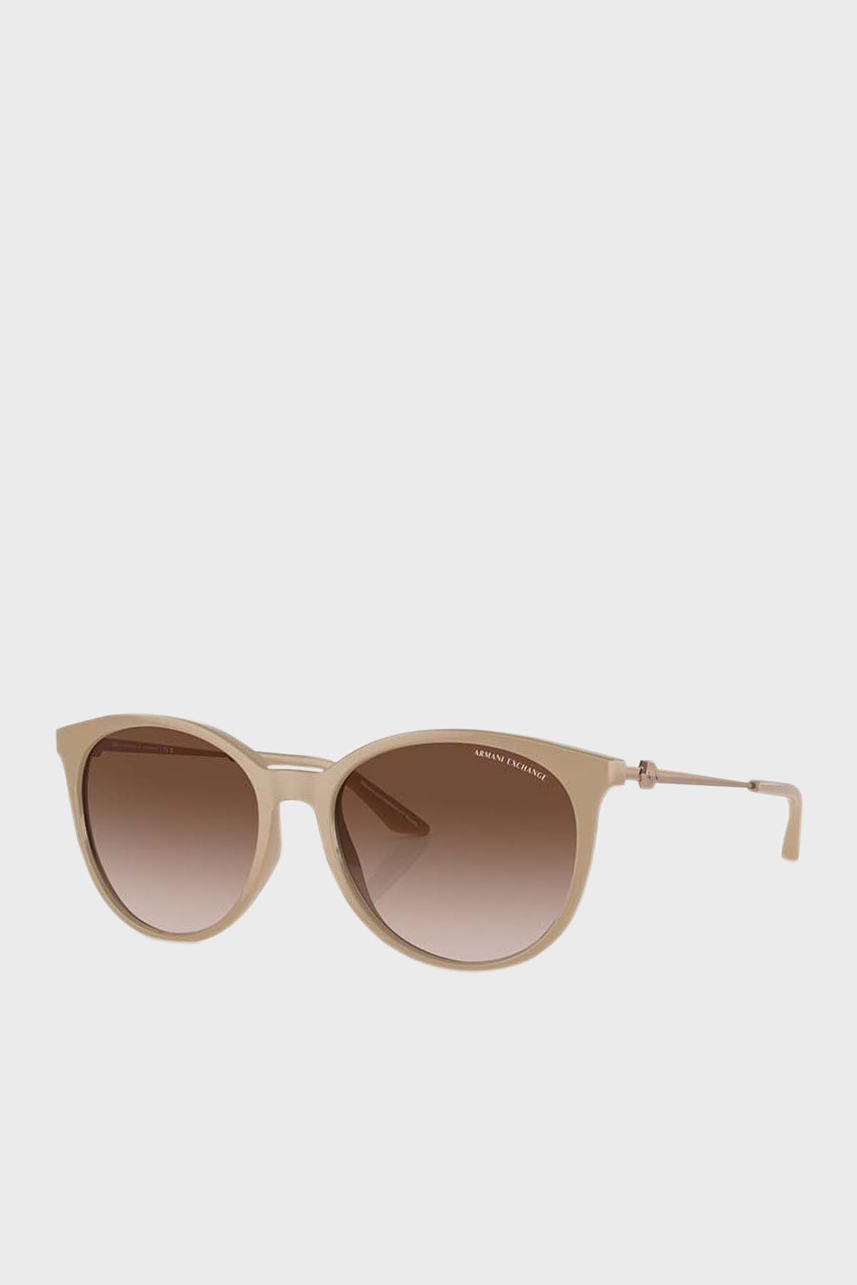 Armani Exchange Güneş Kadın Gözlük 0AX4140S 834213 55 Parlak Tundra-Degrade Kahve
