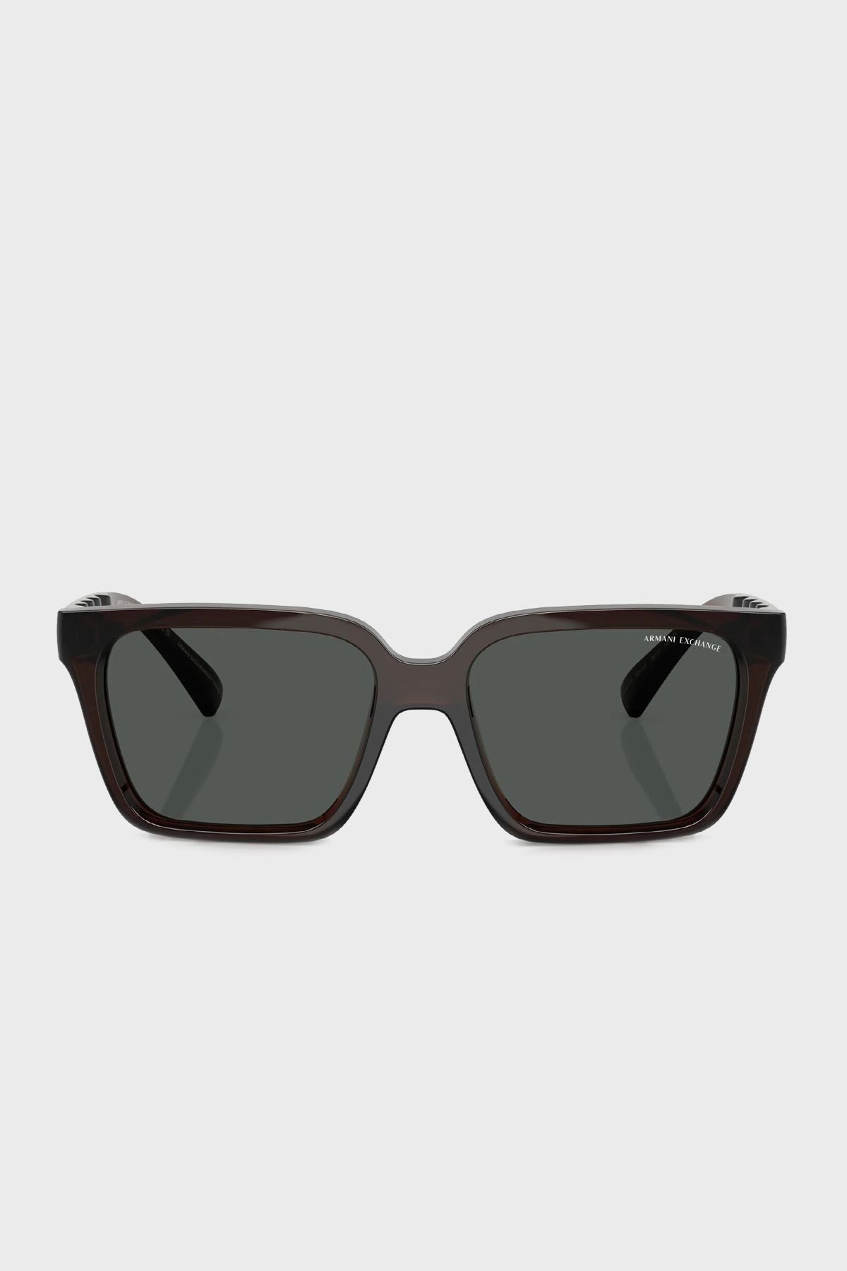 Armani Exchange Güneş Erkek Gözlük 0AX4147S 835773 56 Parlak Şeffaf Yeşil-Duman