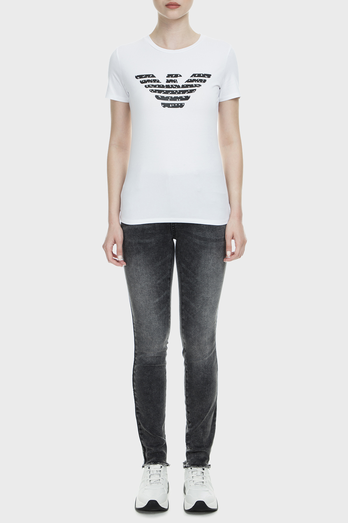Armani Exchange J01 Jeans Kadın Kot Pantolon S 6GYJ01 Y2HMZ 0903 GRİ