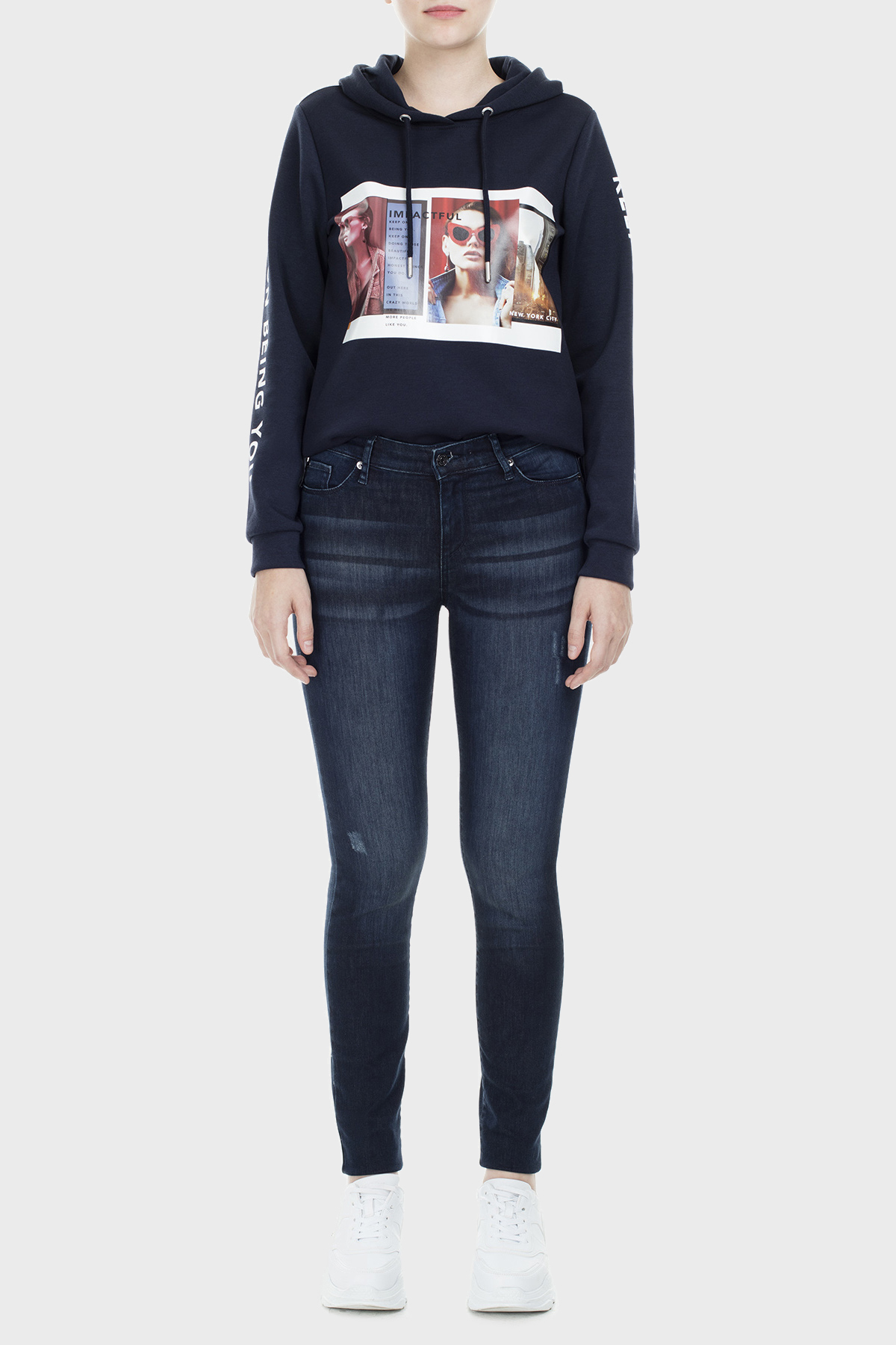 Armani Exchange J69 Jeans Kadın Kot Pantolon S 6GYJ69 Y2HJZ 1500 İNDİGO