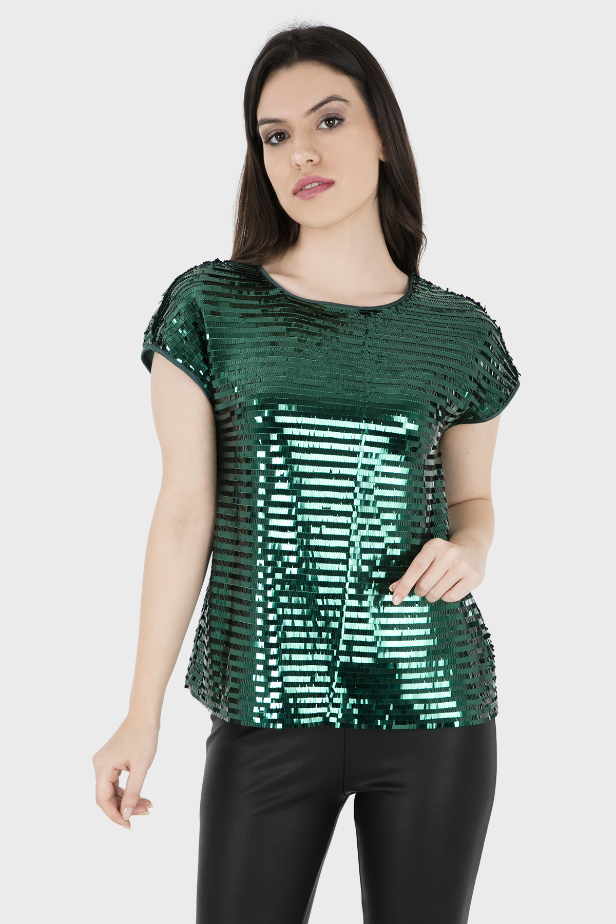ARMANI EXCHANGE Kadın Bluz 6ZYH16 YNFNZ 1833 YEŞİL