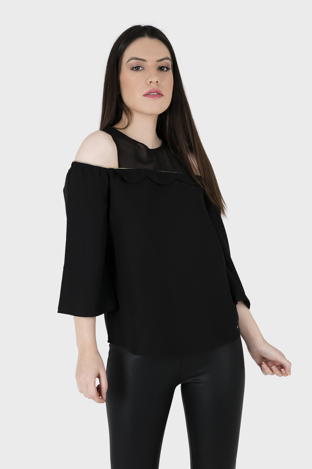 ARMANI EXCHANGE Kadın Bluz 6ZYH21 YN34Z 1200 SİYAH
