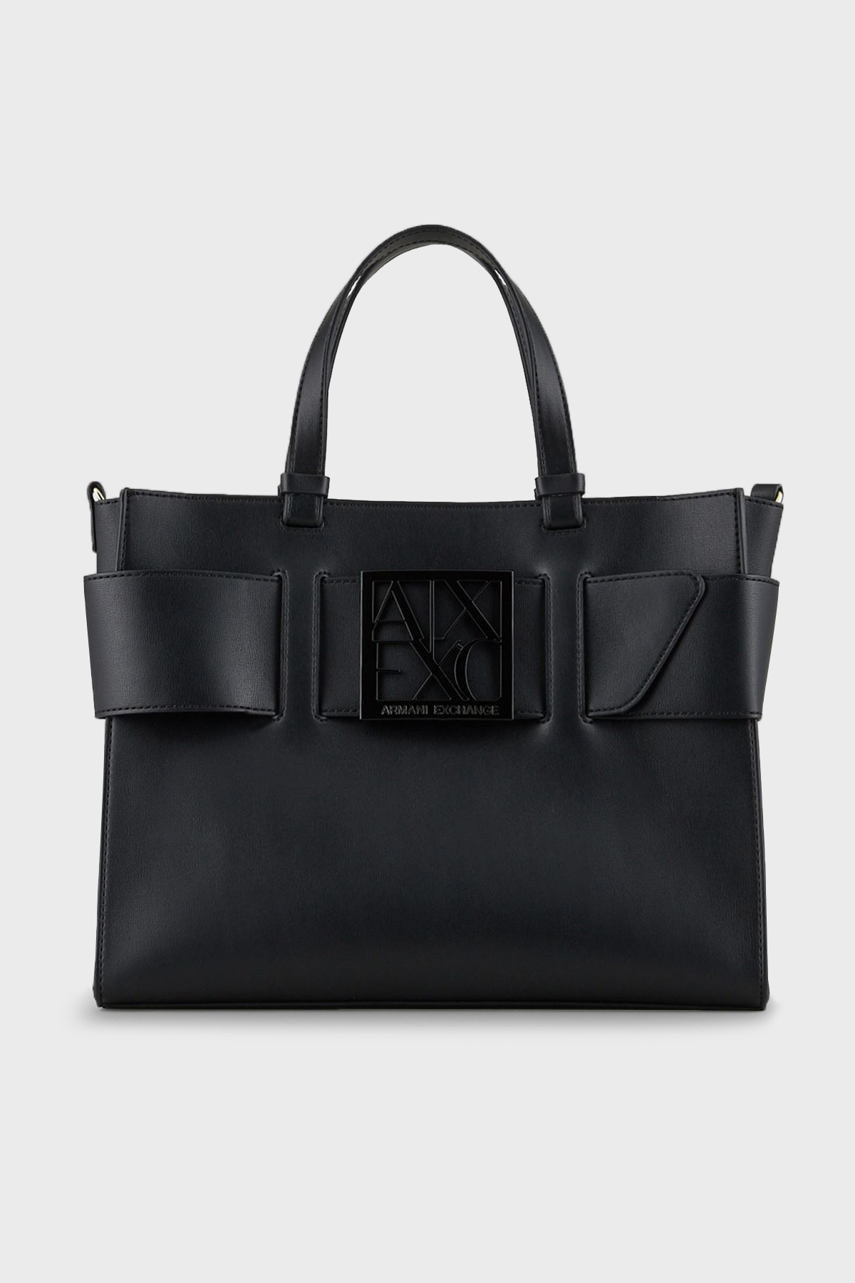 Armani Exchange Marka Logolu Çıkarılabilir Askılı Omuz Kadın Çanta 942689 0A874 00020 SİYAH