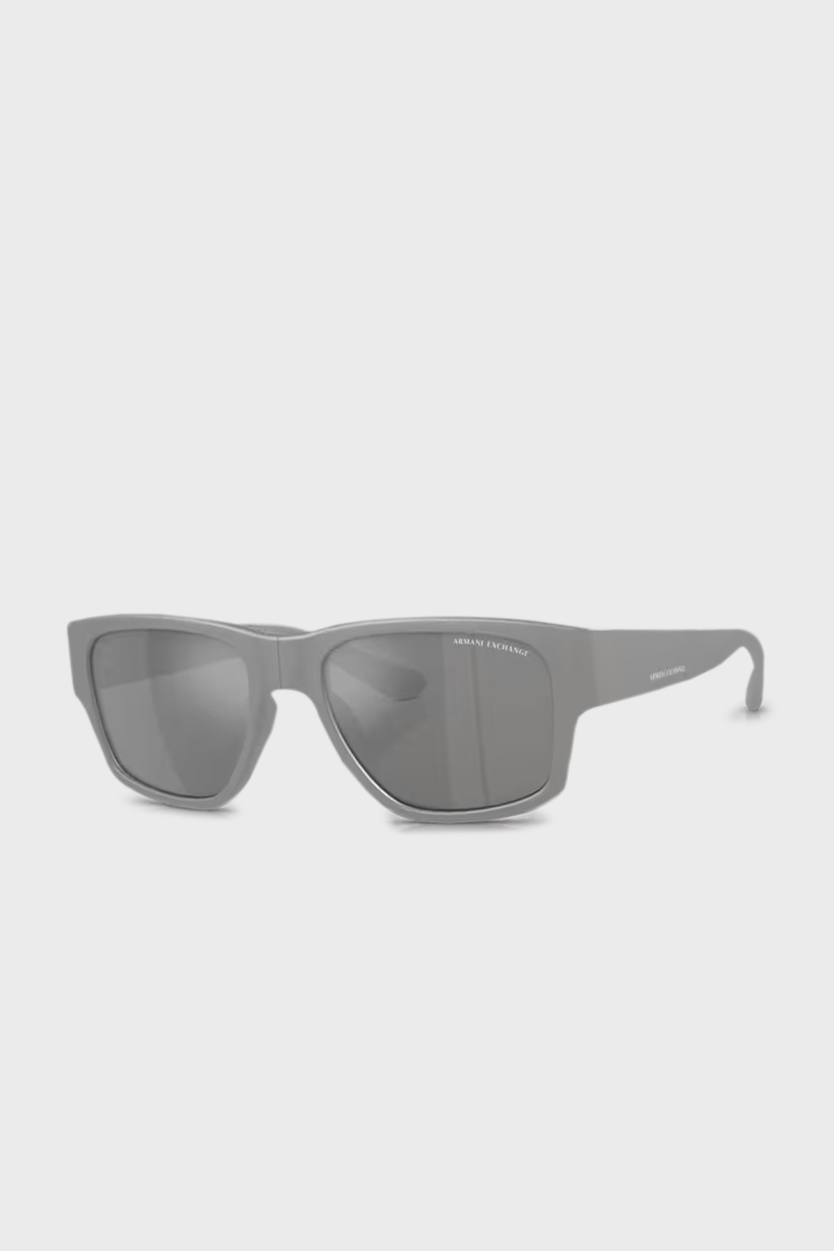 Armani Exchange Kare Aynalı Güneş Erkek Gözlük 0AX4141SU 81806G 56 Mat Gri-Gri Ayna Gümüş