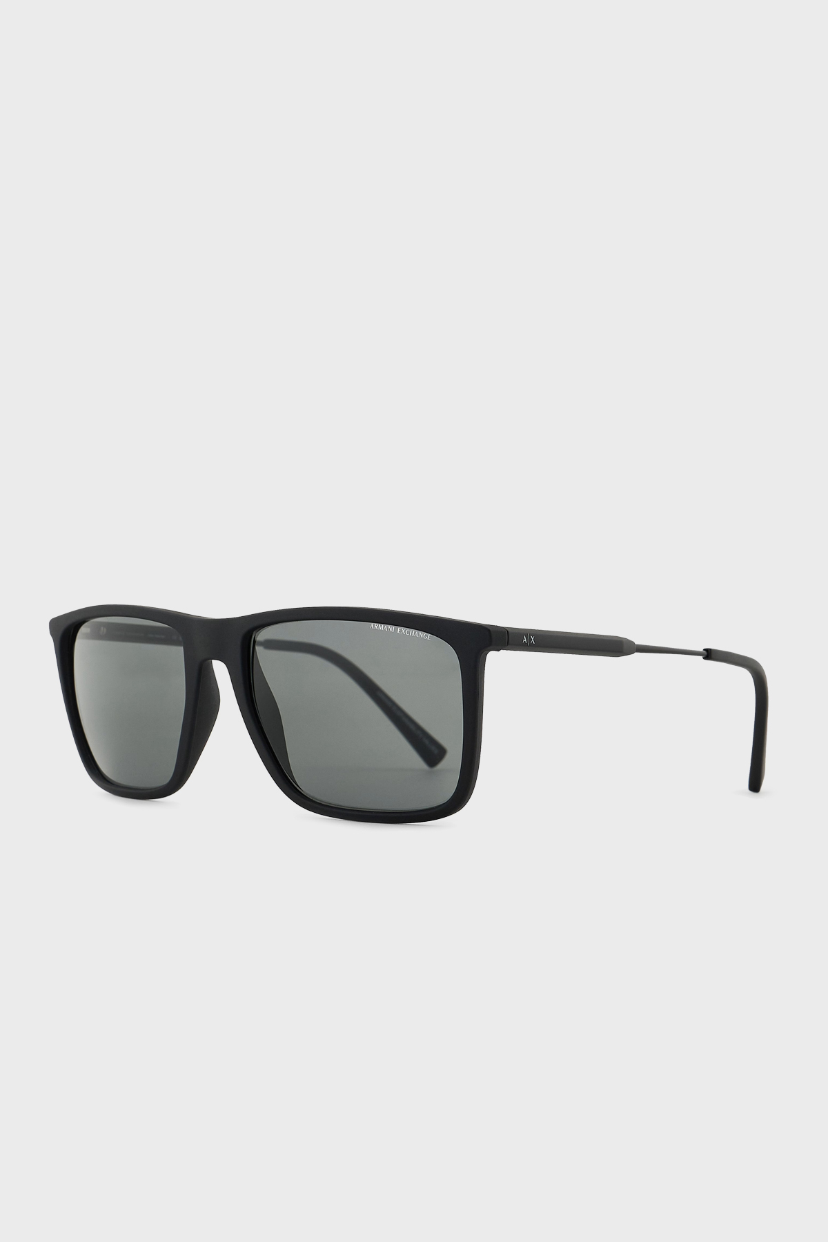 Armani Exchange Kare Erkek Gözlük 0AX4160S 807887 57 Mat Siyah-Koyu Gri