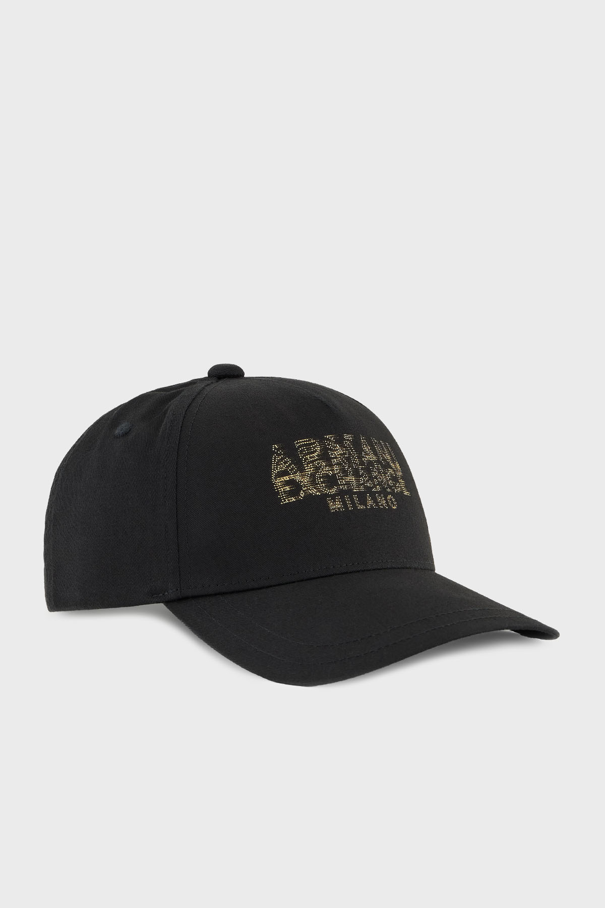 Armani Exchange Logo Baskılı % 100 Pamuk Erkek Şapka XM000284 AF12102 UC001 SİYAH