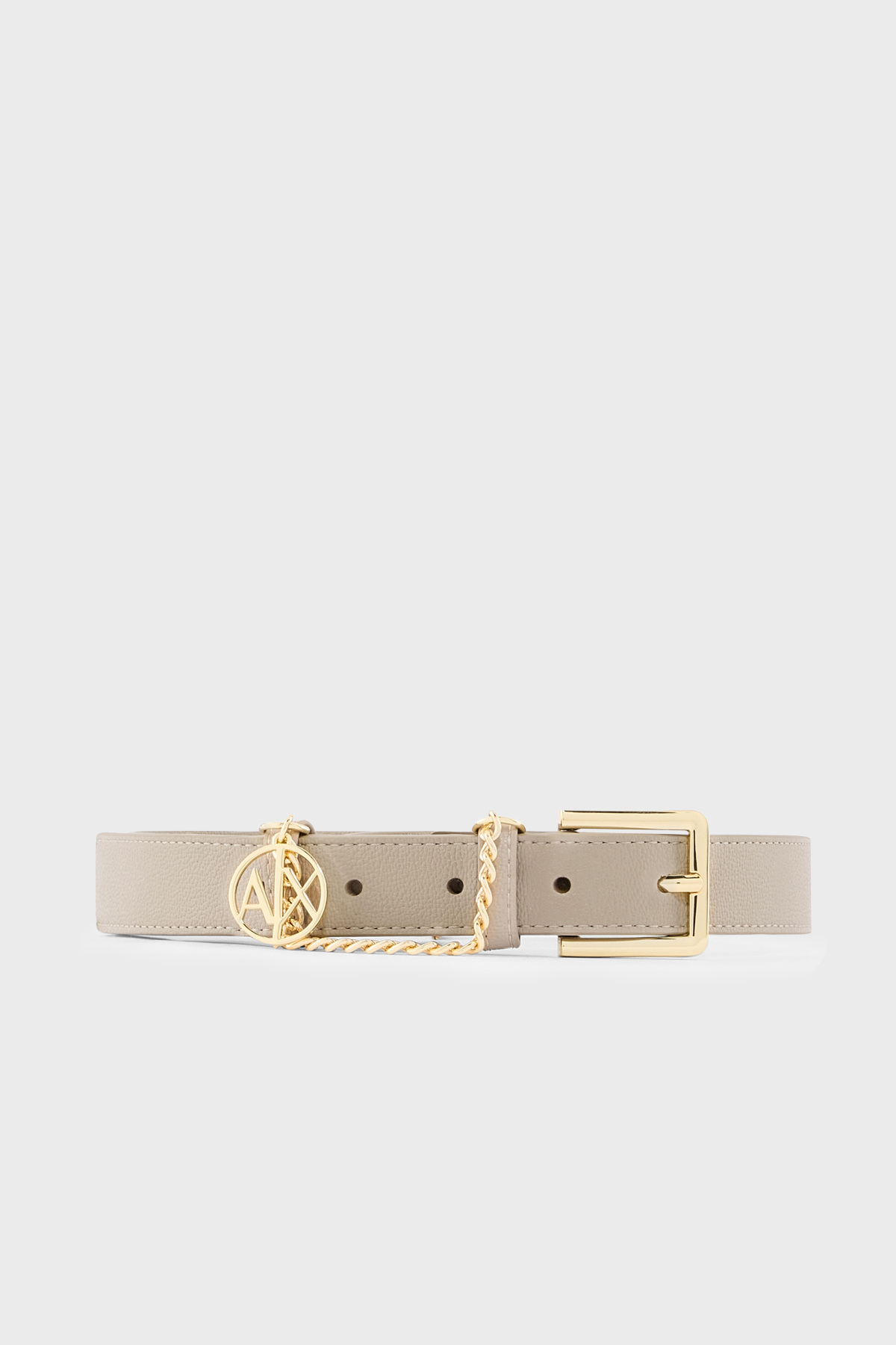 Armani Exchange Logolu Charm Detaylı Kadın Kemer XW002622 AF22692 U6223 TOPRAK