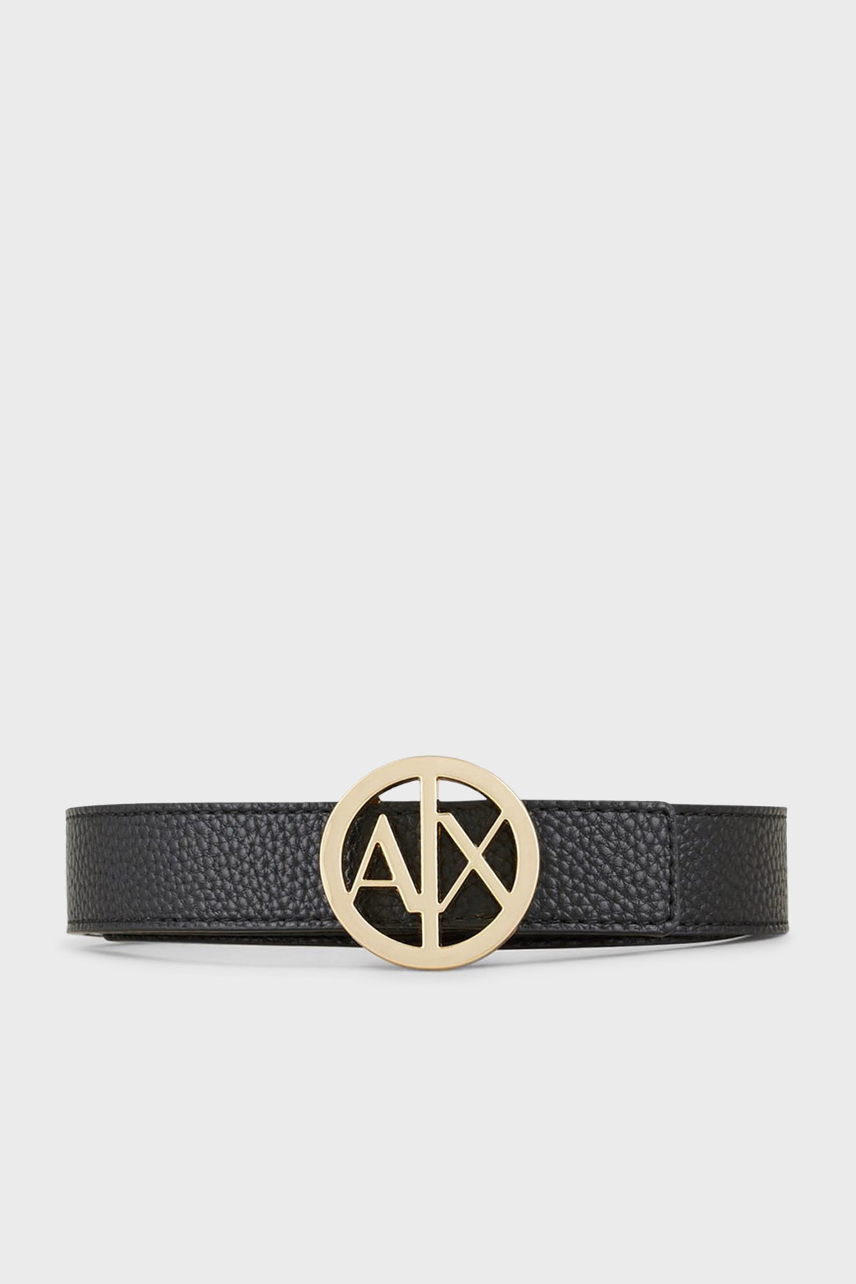 Armani Exchange Logolu Çift Taraflı Kadın Kemer 941118 0A877 77520 SİYAH-GOLD