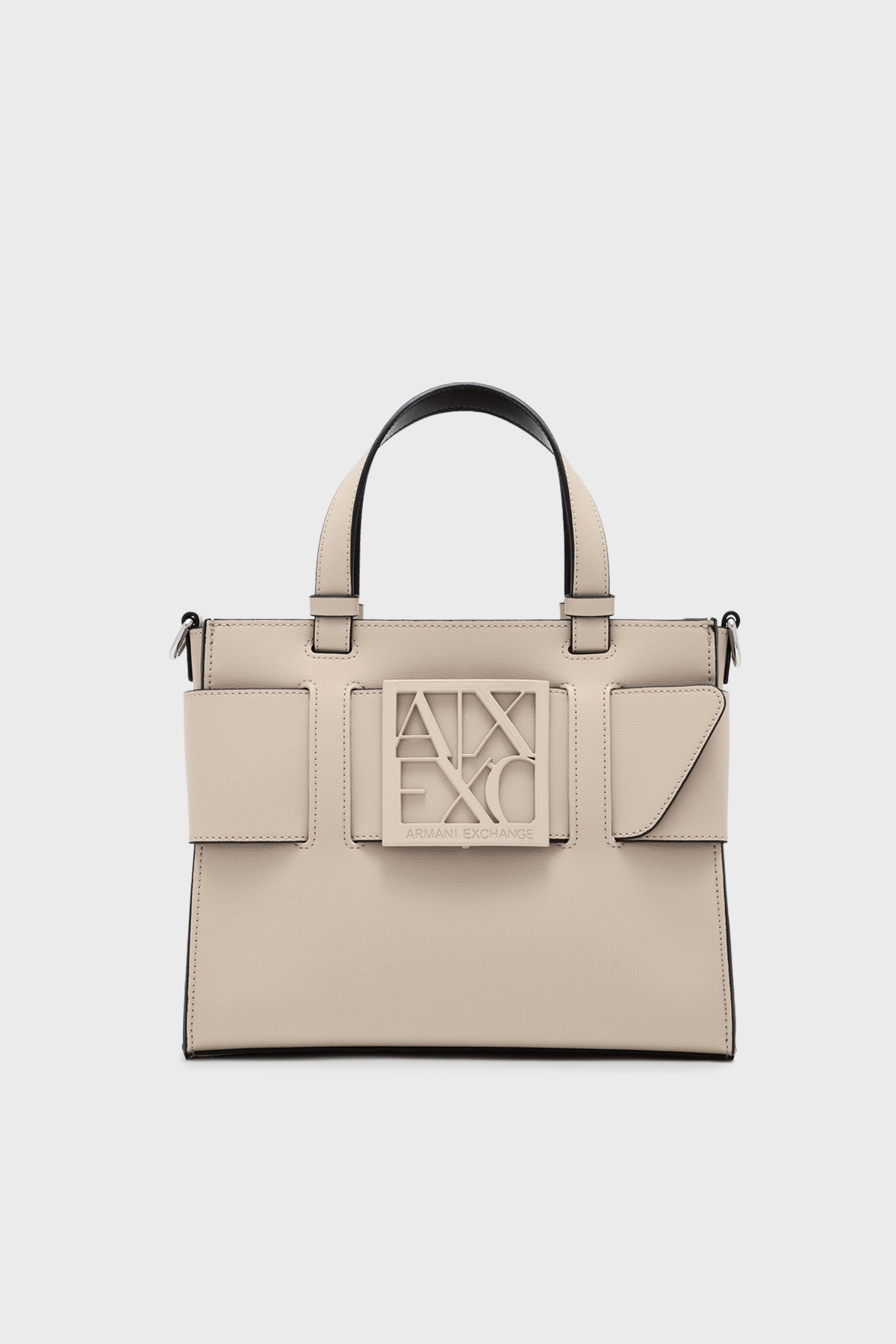 Armani Exchange Logolu Çıkarılabilir Askılı Kadın Çanta 9426900 A874 U1092 KREM