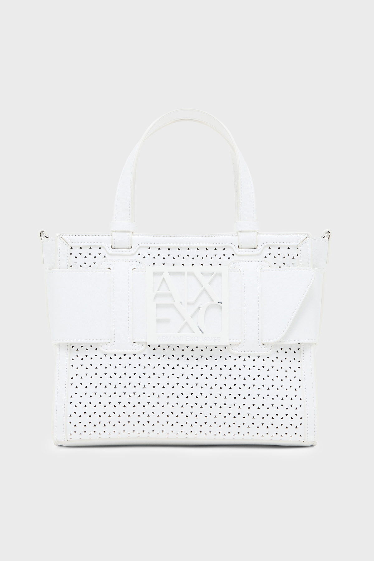 Armani Exchange Logolu Çıkarılabilir Askılı Kadın Çanta XW000392 AF22626 U0011 BEYAZ