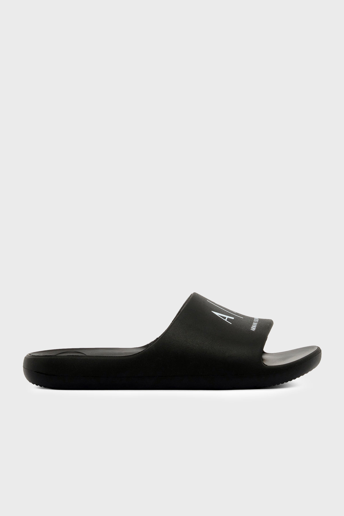 Armani Exchange Logolu Erkek Terlik XM002744 AF23456 MC011 Siyah Beyaz