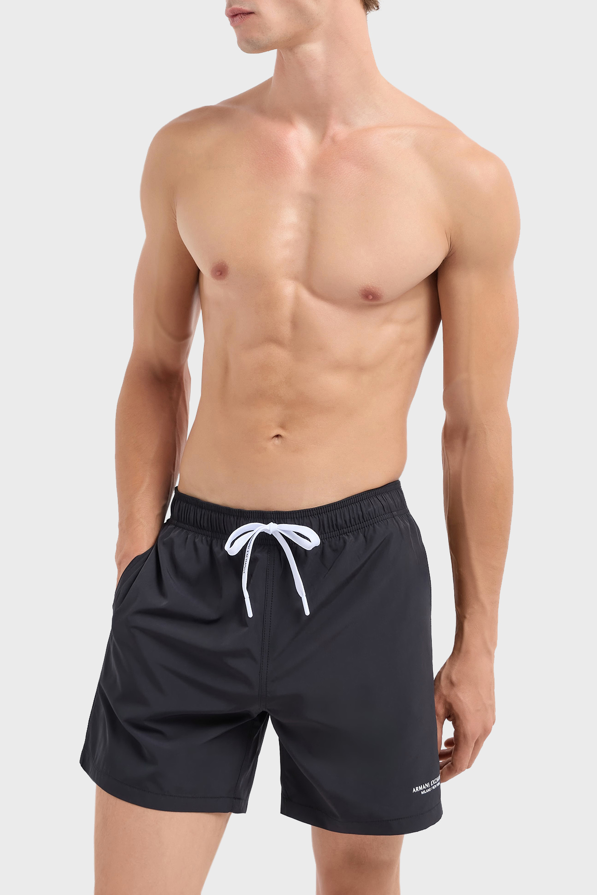Armani Exchange Logolu Slim Fit Cepli Erkek Mayo Short 953035 CC630 00020 SİYAH