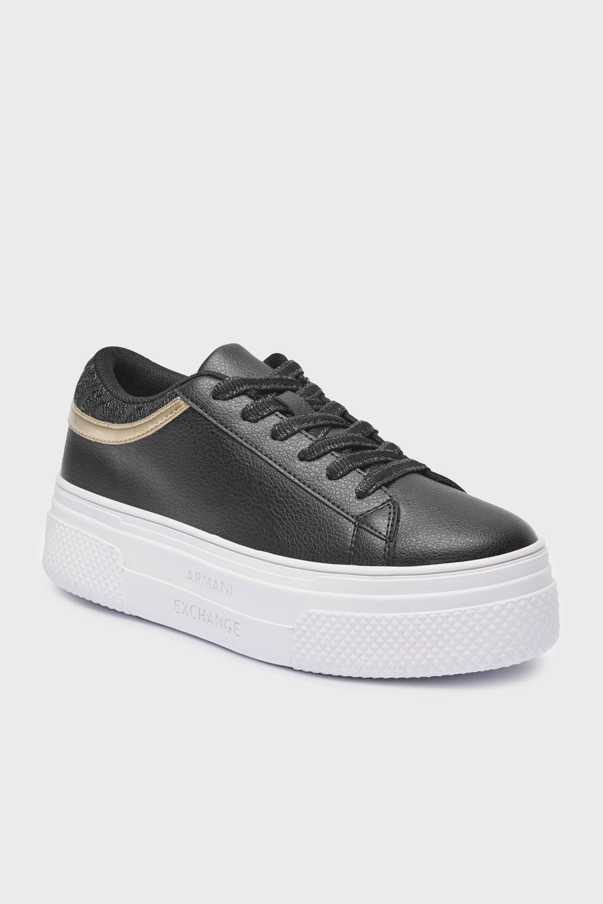 Armani Exchange Logolu Sneaker Kadın Ayakkabı XDX159 XV887 00002 SİYAH