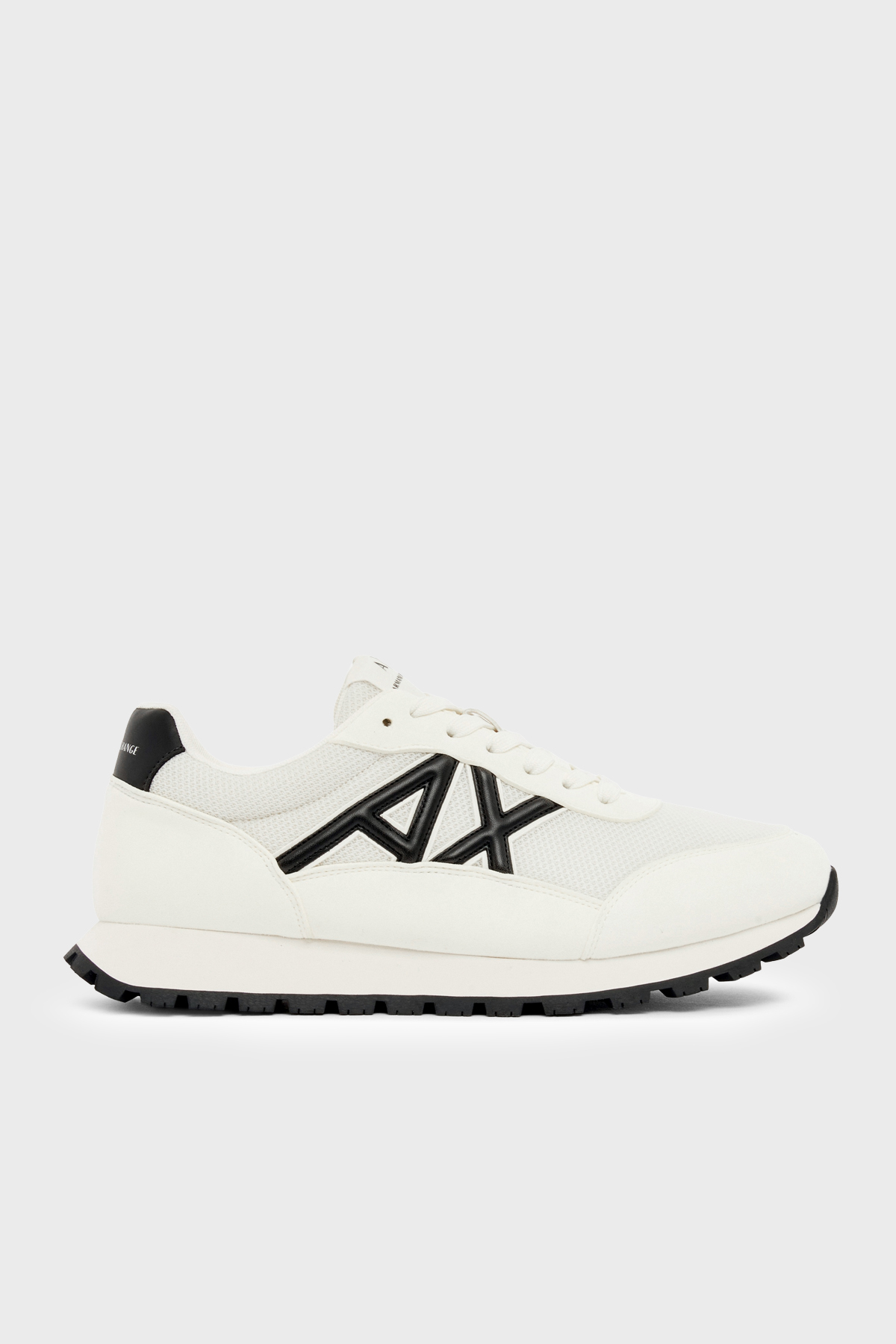 Armani Exchange Logolu Sneaker Erkek Ayakkabı XM001960 AF19388 M0017 BEYAZ-SİYAH