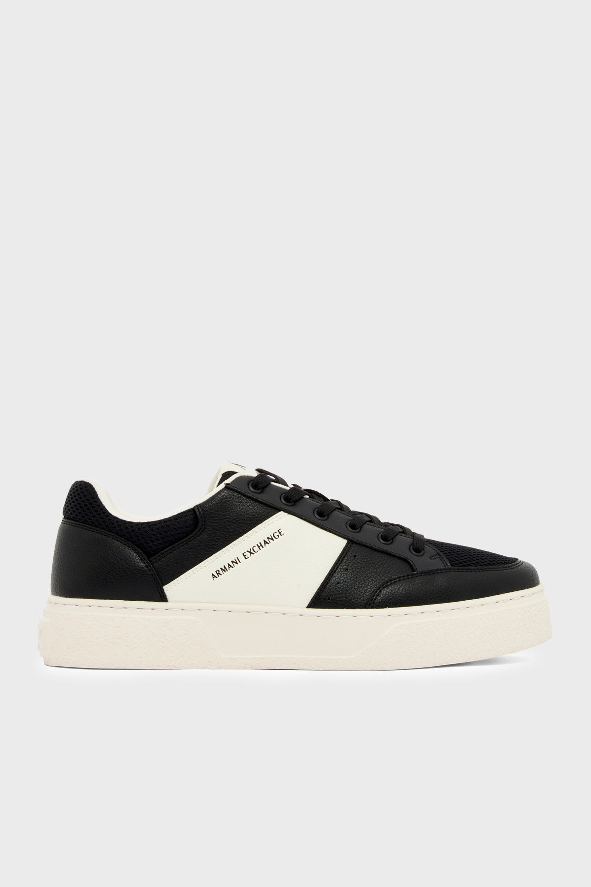 Armani Exchange Logolu Sneaker Erkek Ayakkabı XM002627 AF22831 MC024 EKRU-SİYAH