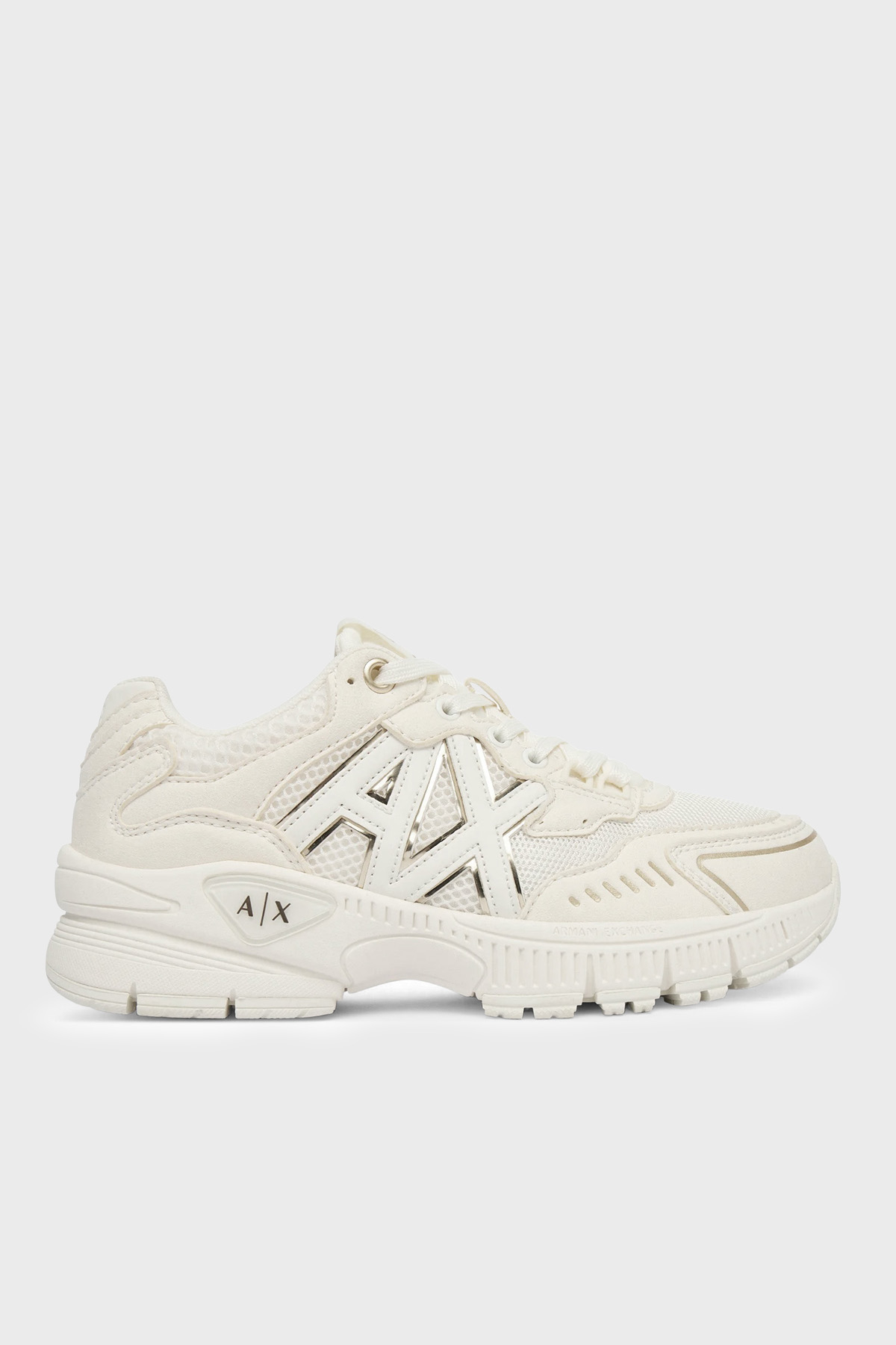 Armani Exchange Logolu Sneaker Kadın Ayakkabı XW002153 AF22757 MZ128 BEJ
