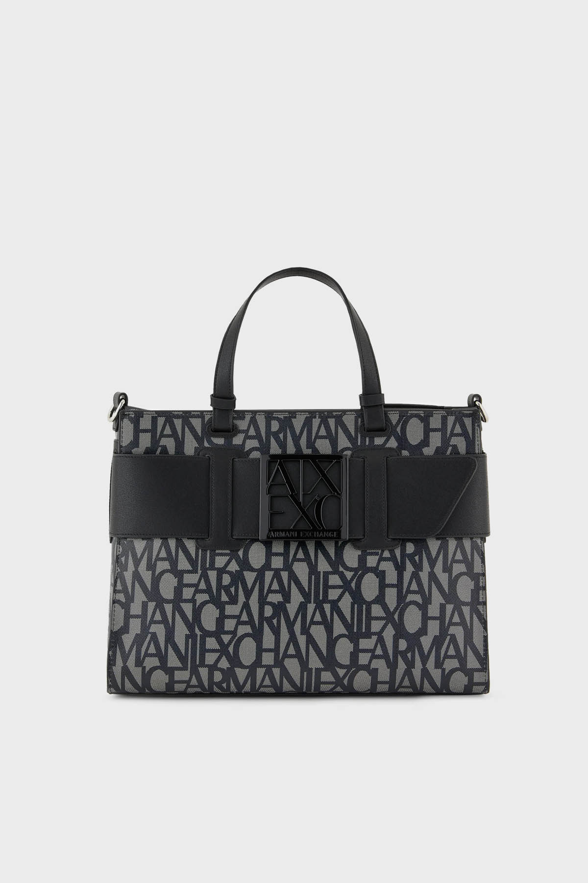 Armani Exchange Logolu Uzatma Askılı Kadın Çanta 942689 3F742 00850 SİYAH-GRİ
