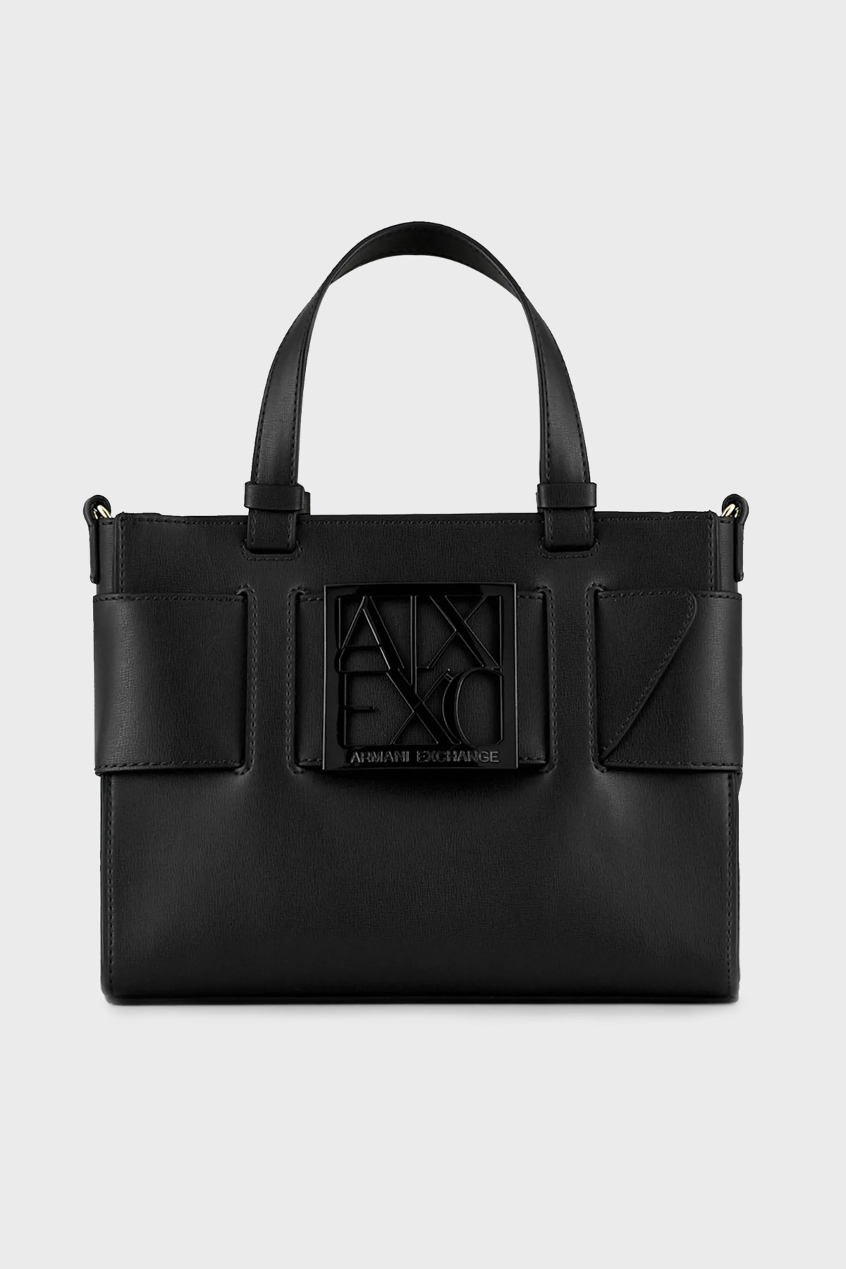 Armani Exchange Marka Logolu Çıkarılabilir Omuz Askılı Kadın Çanta 942690 0A874 00020 SİYAH