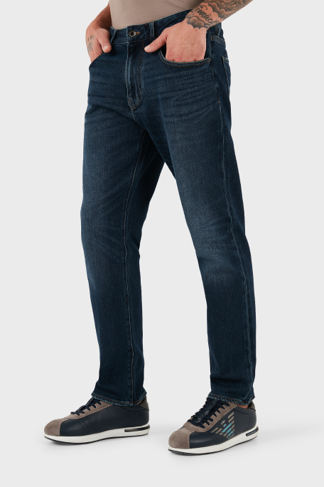 Armani Exchange Pamuk Karışımlı Slim Fit Normal Bel Jeans Erkek