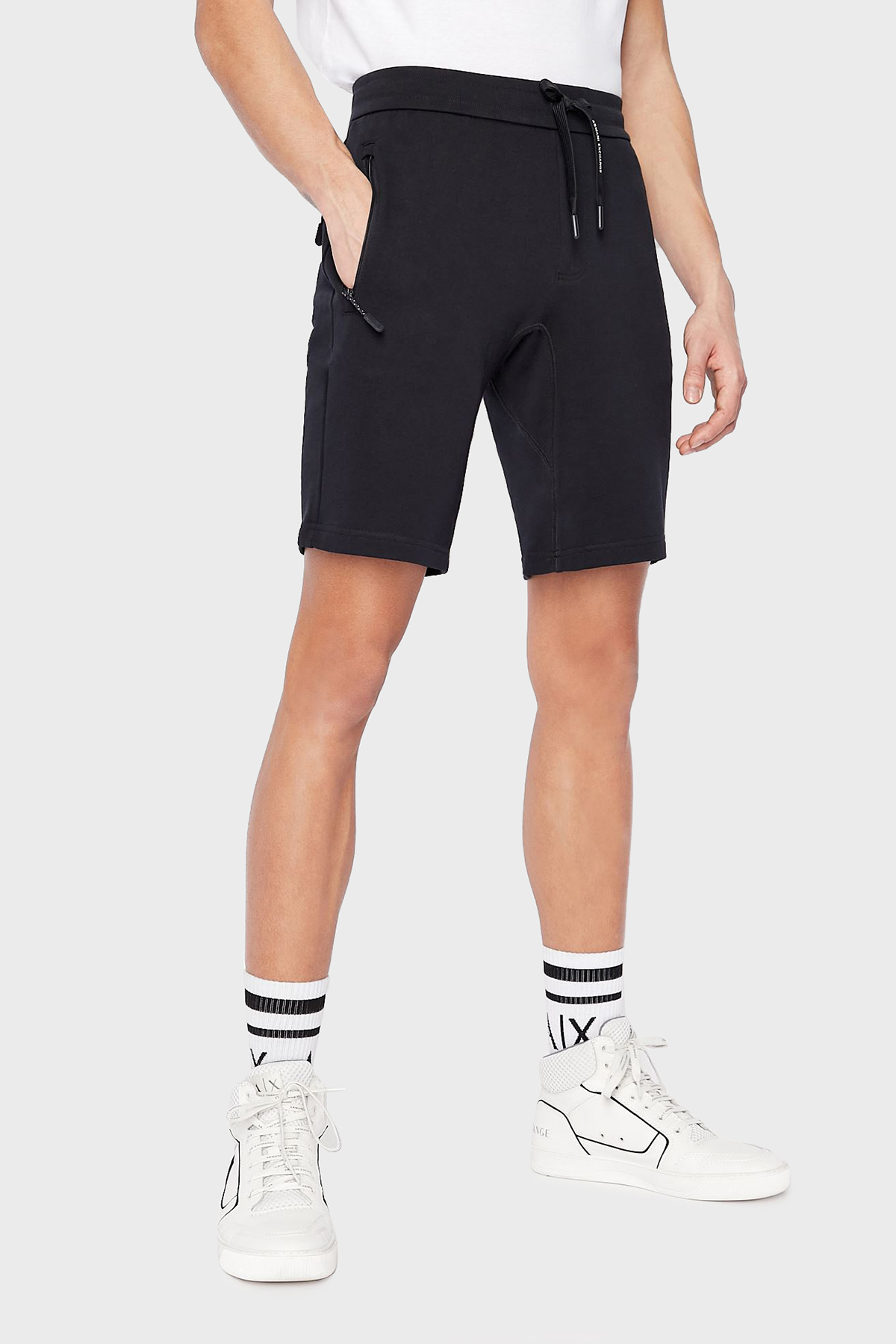 Armani Exchange Pamuklu Cepli Regular Fit Erkek Bermuda 8NZS75 ZJKRZ 1510 LACİVERT