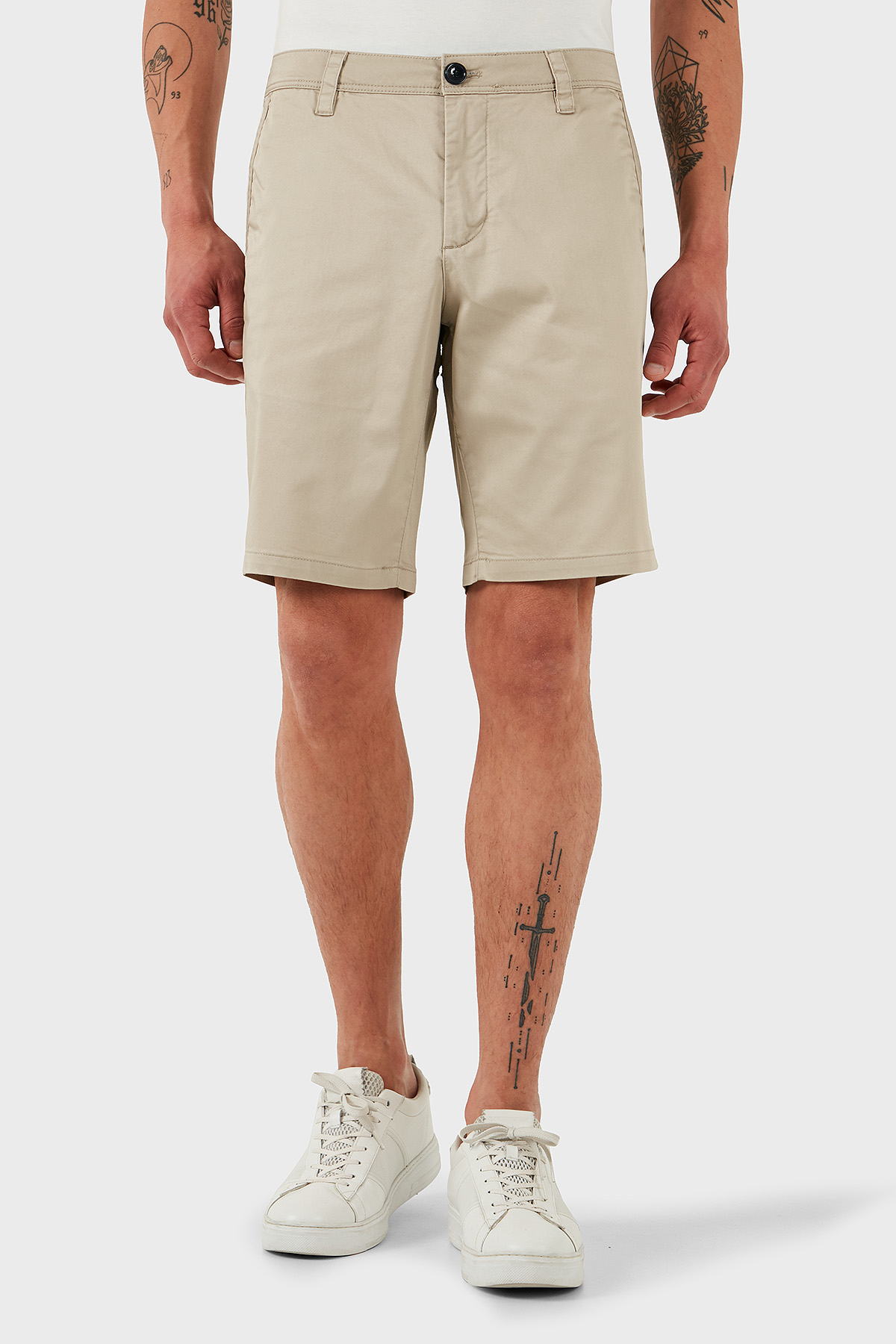 Armani Exchange Pamuklu Regular Fit Bermuda Erkek Short 8NZS42 ZN1RZ U6213 TABA