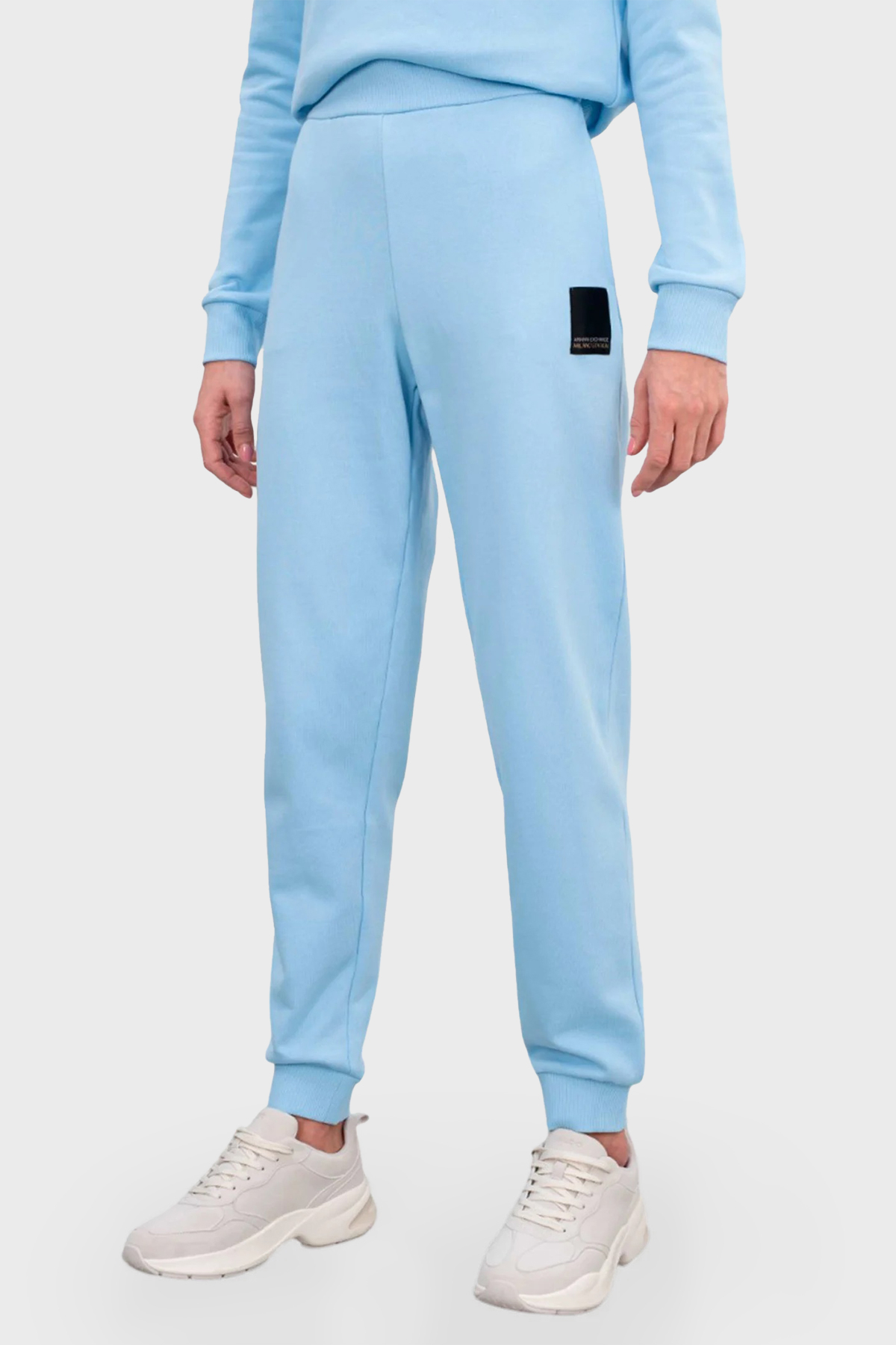 Armani Exchange Pamuklu Regular Fit Jogger Kadın Pantolon 3DYP91 YJFDZ 15DD MAVİ