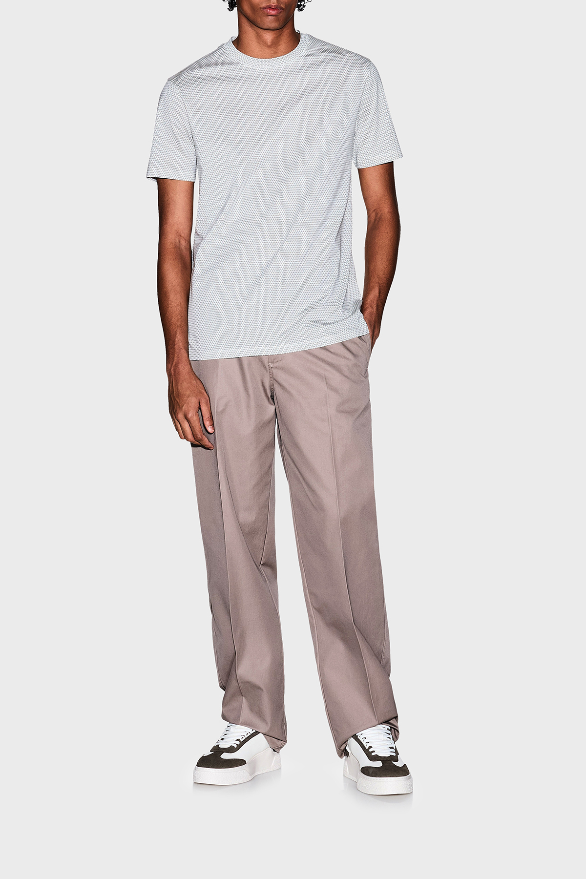Armani Exchange Pamuklu Regular Fit Logolu Bisiklet Yaka Erkek T Shirt XM002511 AF10356 F1168 GRİ