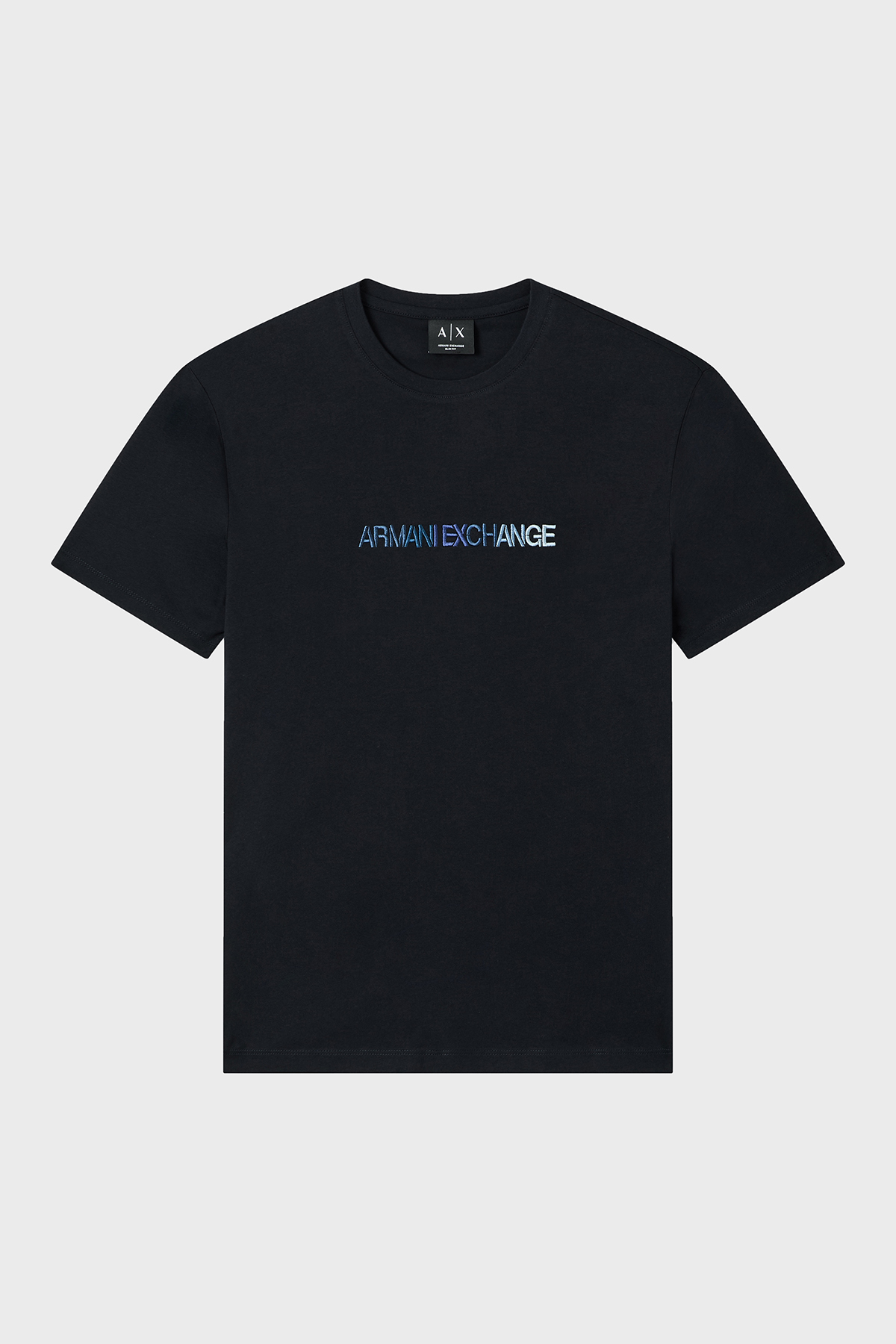 Armani Exchange Pamuklu Regular Fit Logolu Bisiklet Yaka Erkek T Shirt XM002785 AF10358 UB101 LACİVERT
