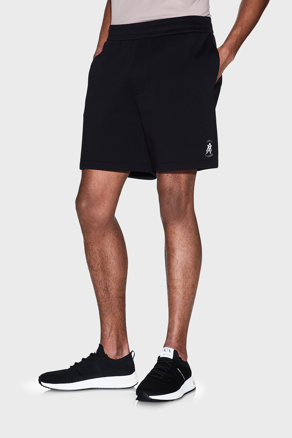 Armani Exchange Pamuklu Regular Fit Logolu Erkek Şort XM001773 AF10818 UC001 SİYAH