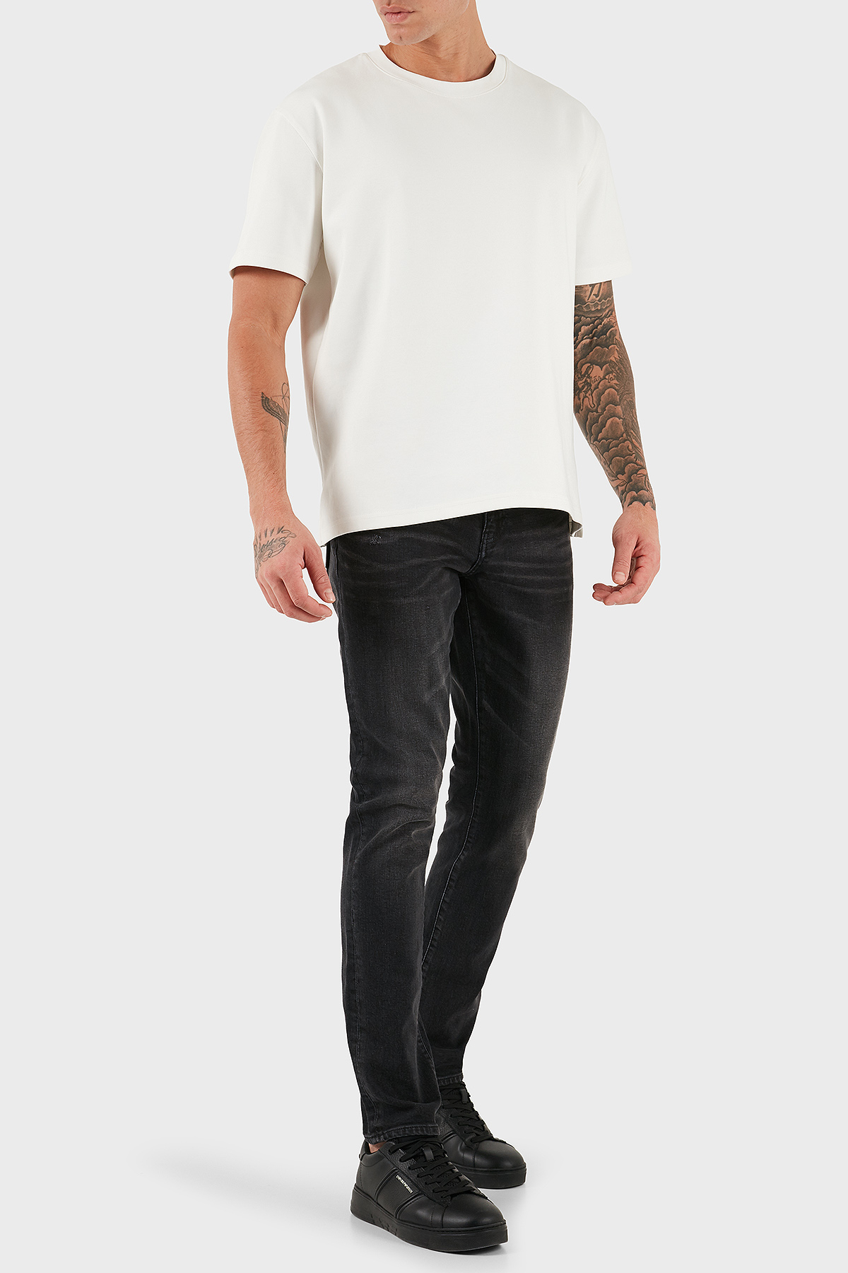 Armani Exchange Pamuklu Skinny Fit Normal Bel Jeans Erkek Kot Pantolon XM000070 AF1 9777 M8088 GRİ