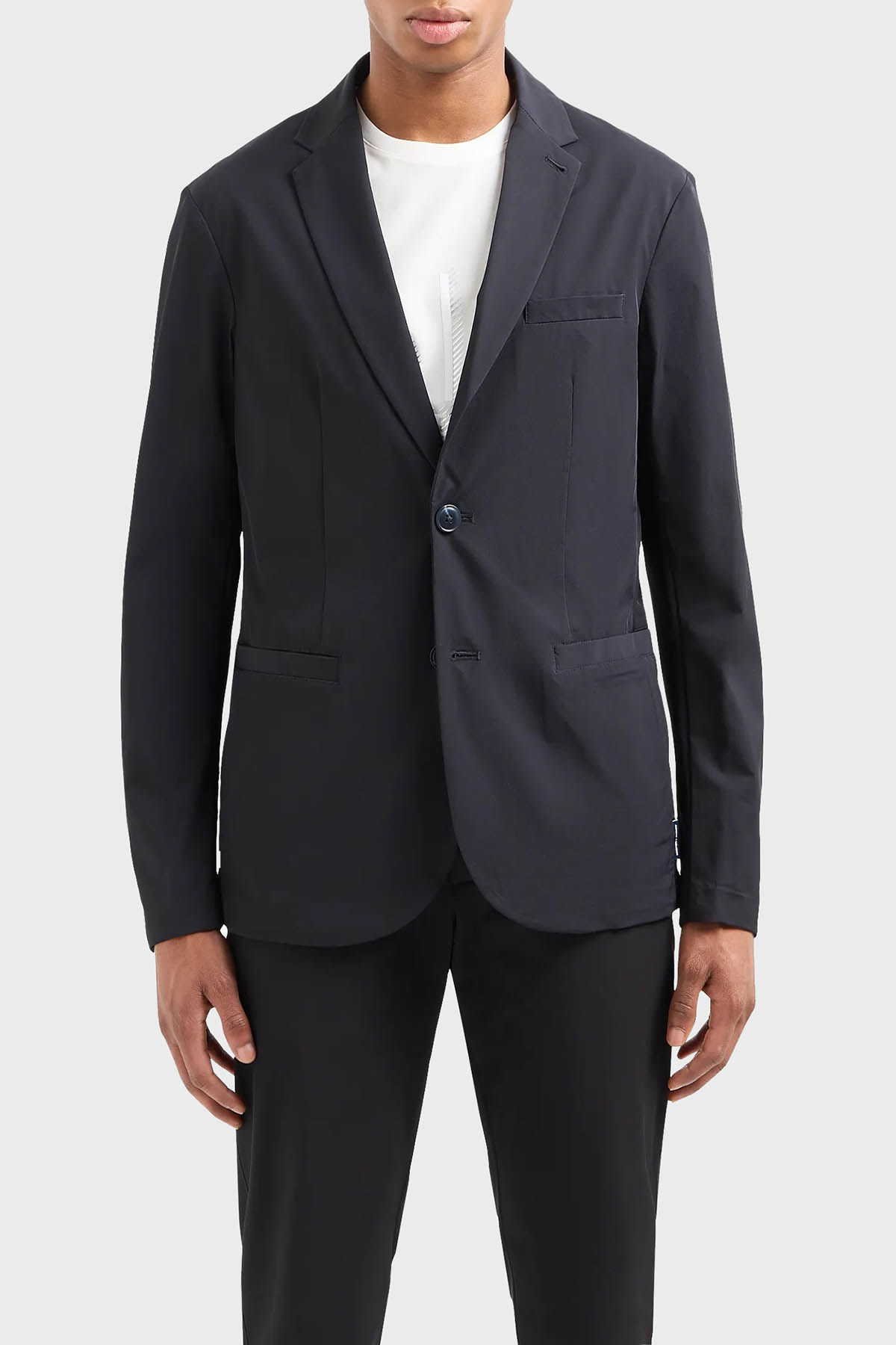 Armani Exchange Regular Fit Düğmeli Blazer Erkek Ceket 8NZG49 ZNYZZ 1583 LACİVERT
