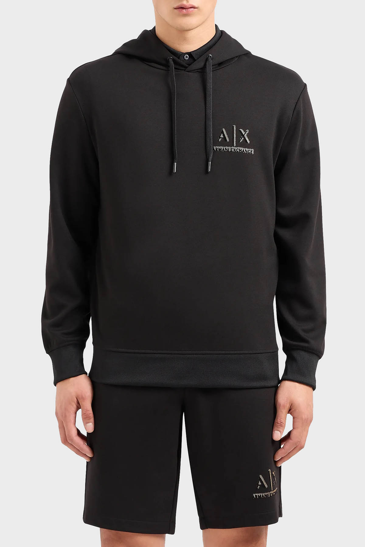 Armani Exchange Regular Fit Kapüşonlu Erkek Sweat 3DZMSB Z9N1Z 1200 SİYAH