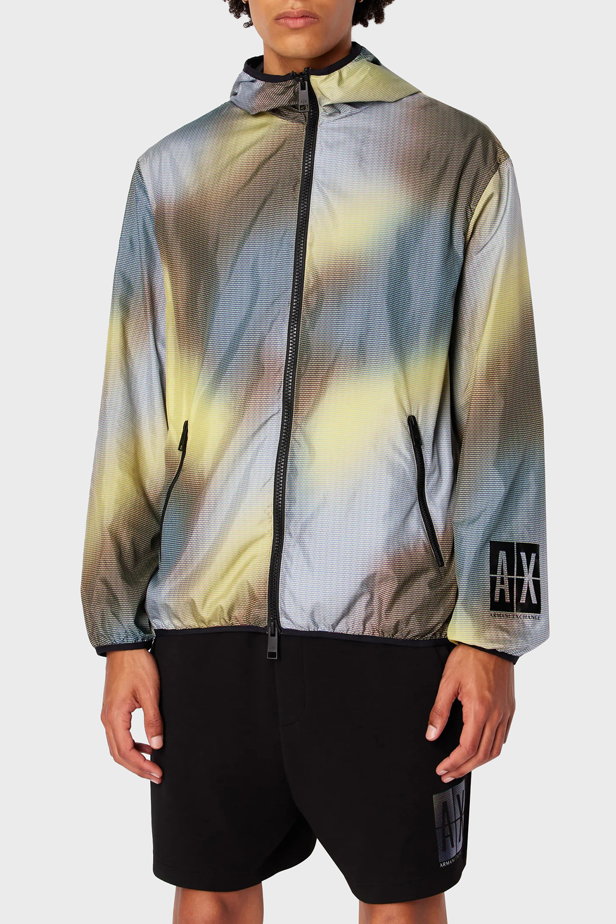 Armani Exchange Regular Fit Kapüşonlu Mevsimlik Erkek Mont 3DZB21 ZNKRZ 7600 SARI