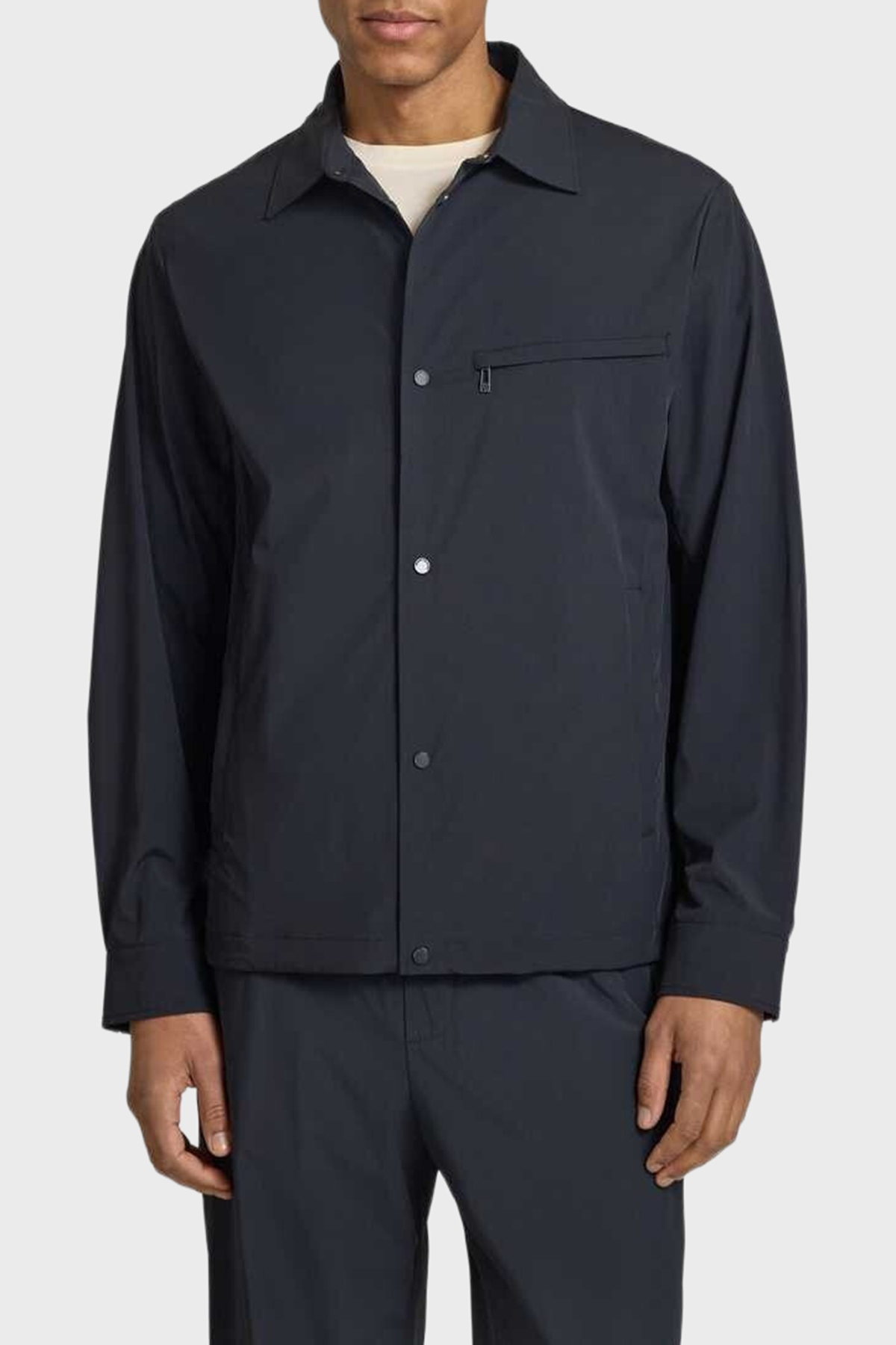 Armani Exchange Relaxed Fit Klasik Yaka Düğmeli Erkek Ceket XM002818 AF22572 UB101 Lacivert