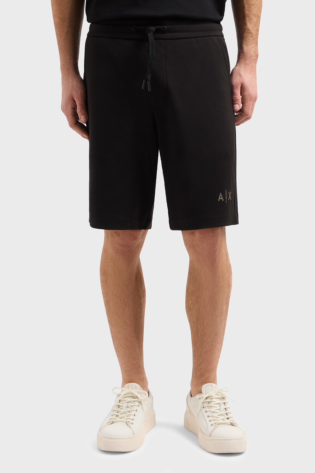 Armani Exchange Relaxed Fit Lastikli Bel Logolu Erkek Short XM000334 AF12269 UC001 SİYAH