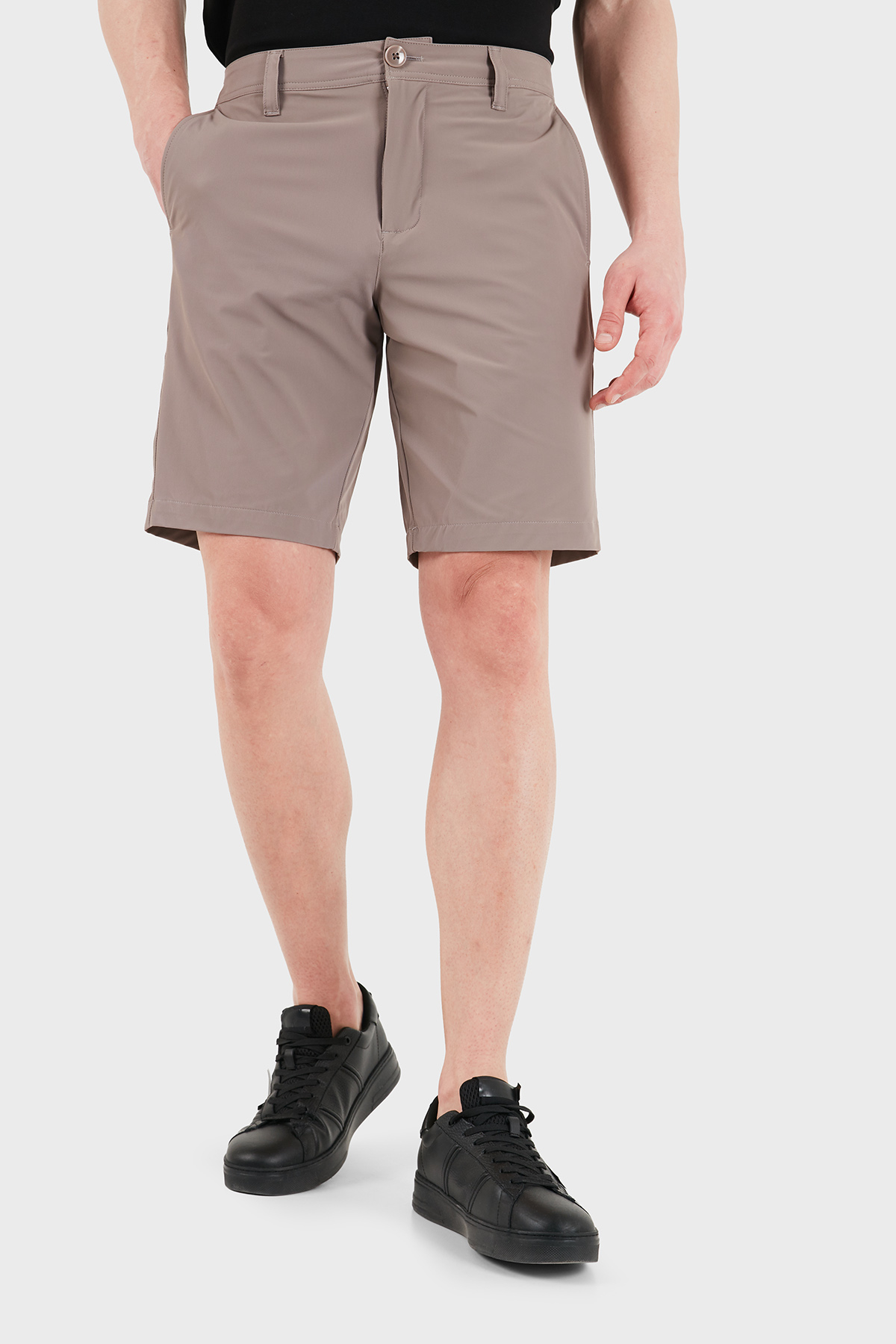 Armani Exchange Slim Fit Normal Bel Short Erkek Şort 8NZS49 ZNYZZ U6107 TOPRAK