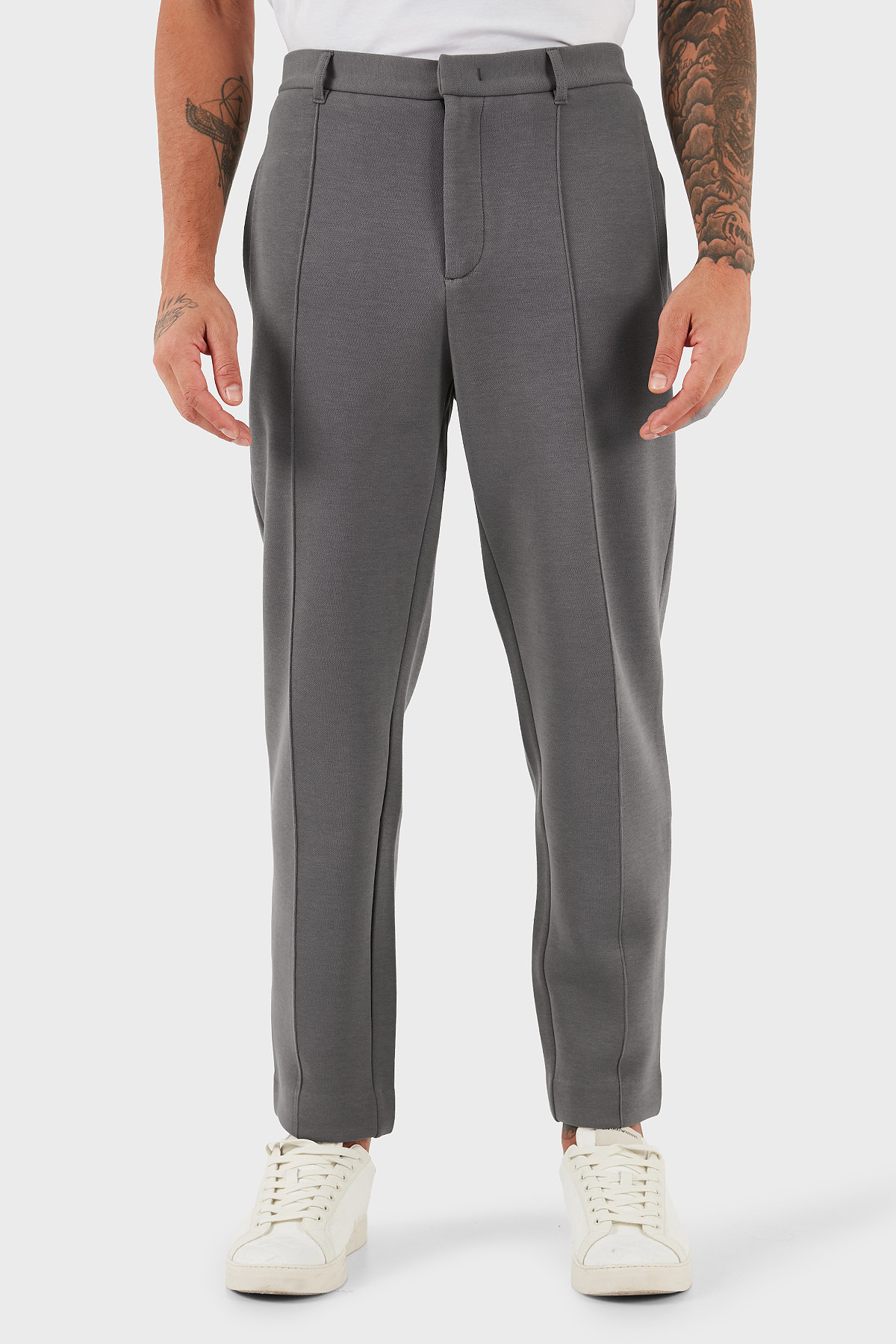 Armani Exchange Streç Pamuklu Regular Fit Normal Bel Jogger Erkek Pantolon XM001018 AF16222 U8092 KOYU GRİ