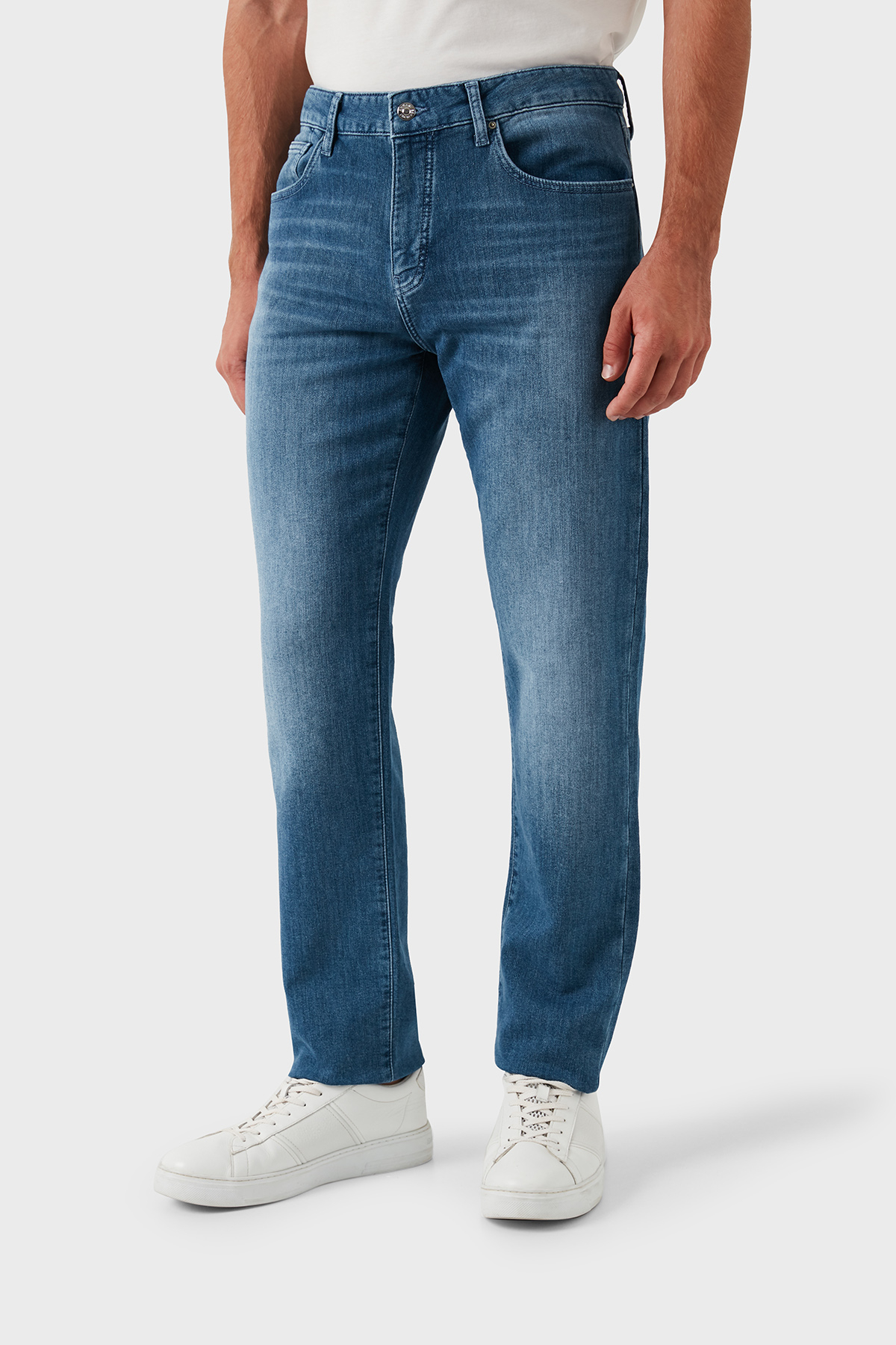 Armani Exchange Streç Pamuklu Slim Fit Jeans Erkek Kot Pantolon 3DZJ13 Z1TTZ 25EV MAVİ