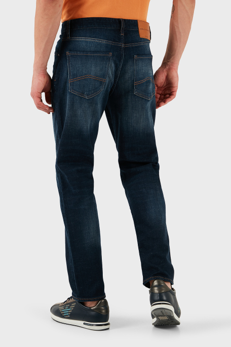 Armani Exchange Streç Pamuklu Slim Fit Normal Bel Düz Paça Jeans